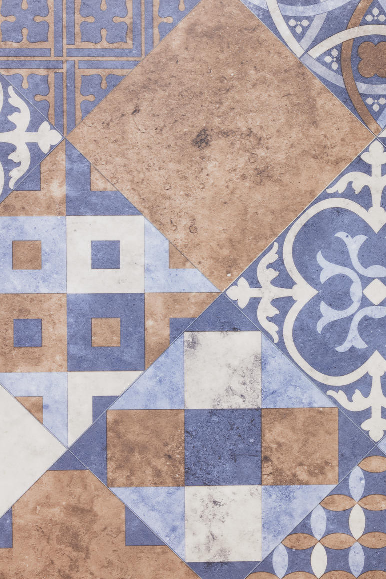PVC podlaha Tarkett Iconik 260D 27123014 Zaragoza Tile Indigo