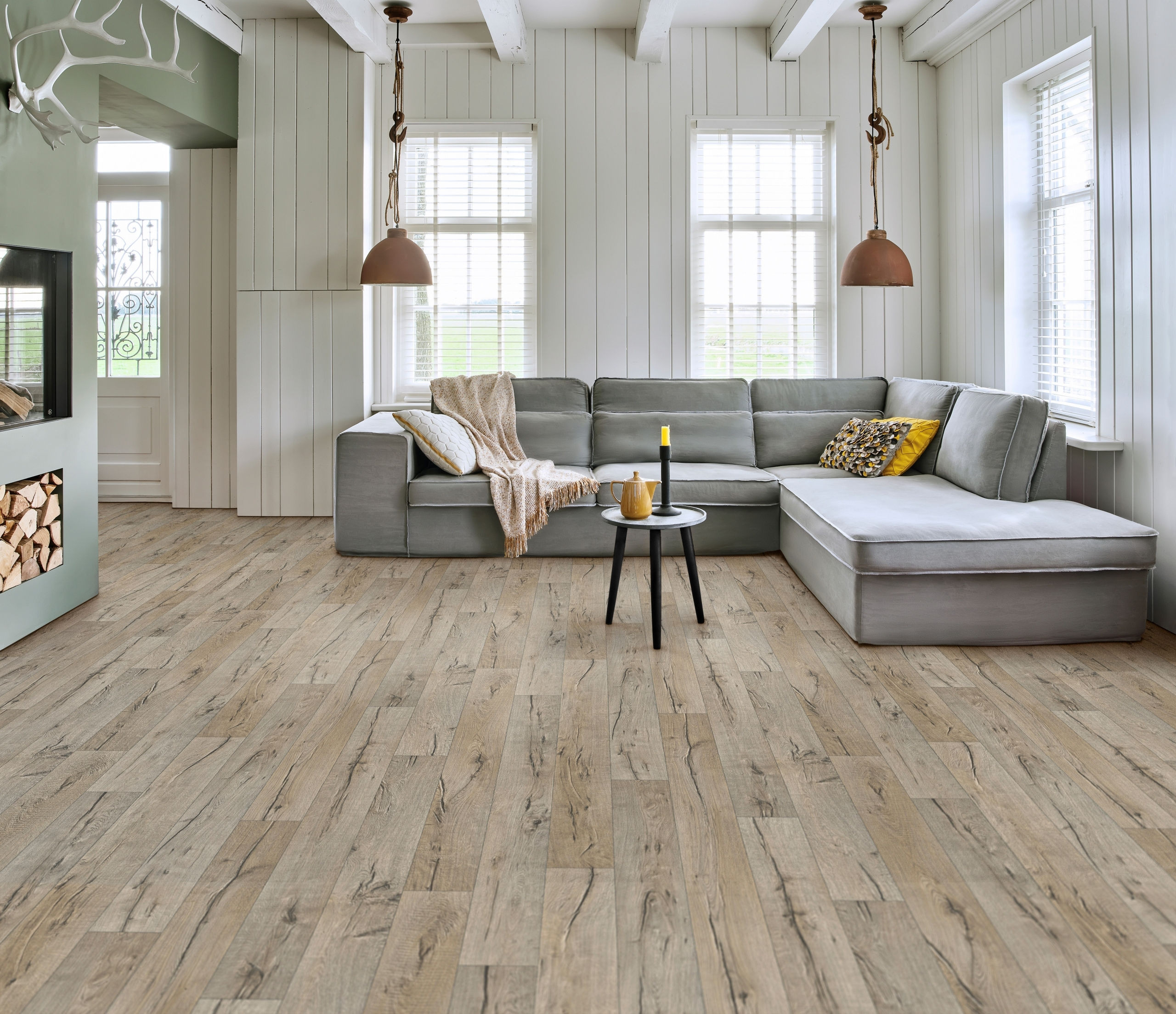 PVC podlaha Maxima Eko Hunter Oak O33 hnědá