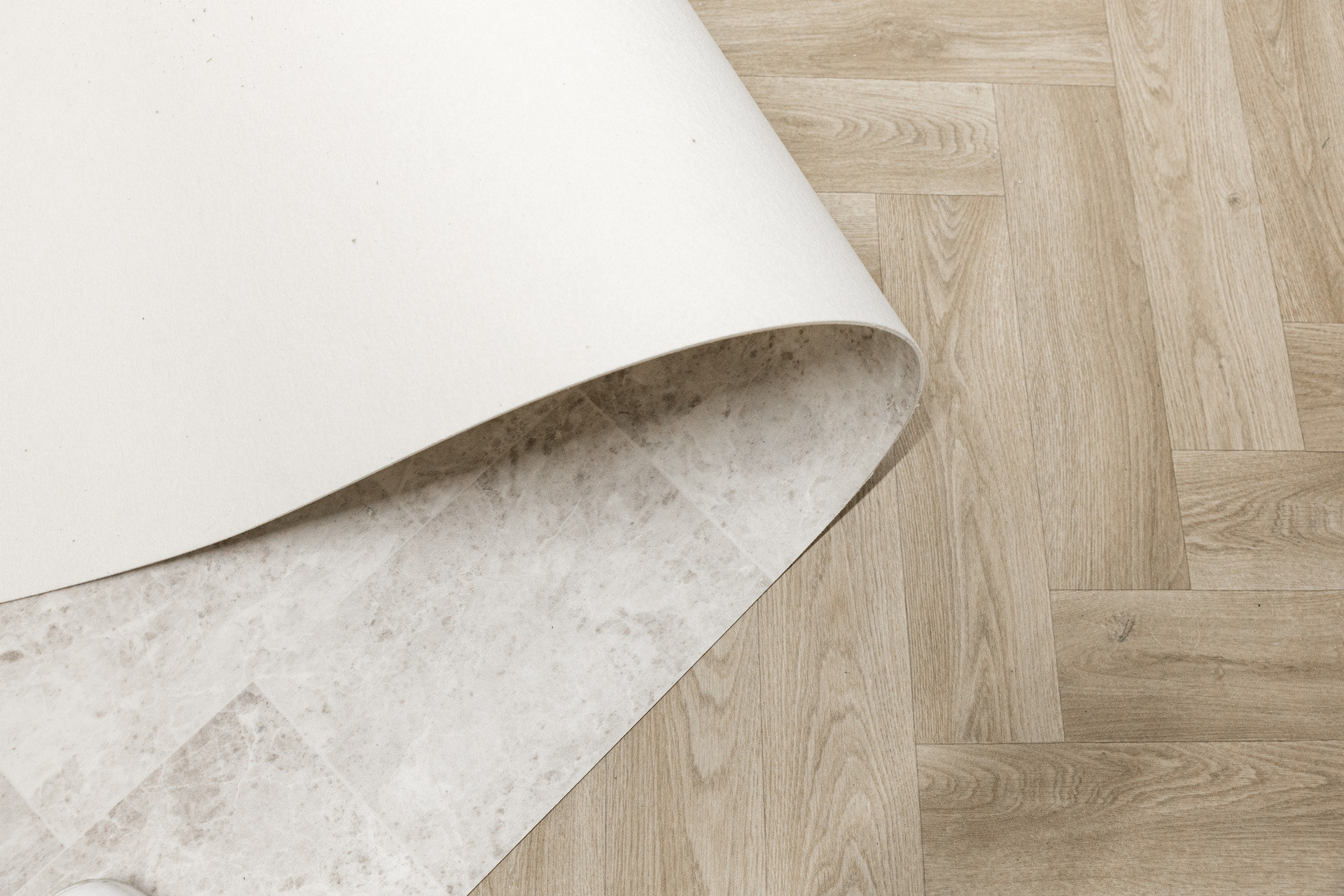 PVC podlaha Supertex Balmani 582 mramor, šedá / béžová