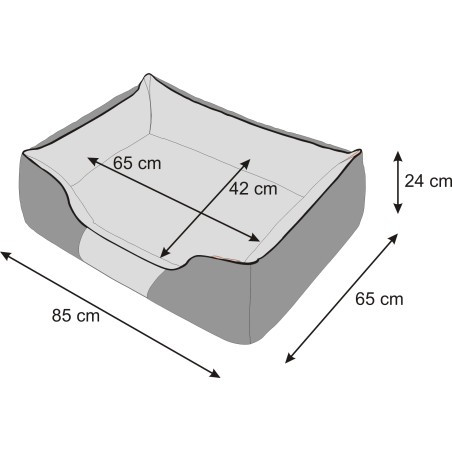 Pelíšek Comfort XL černý