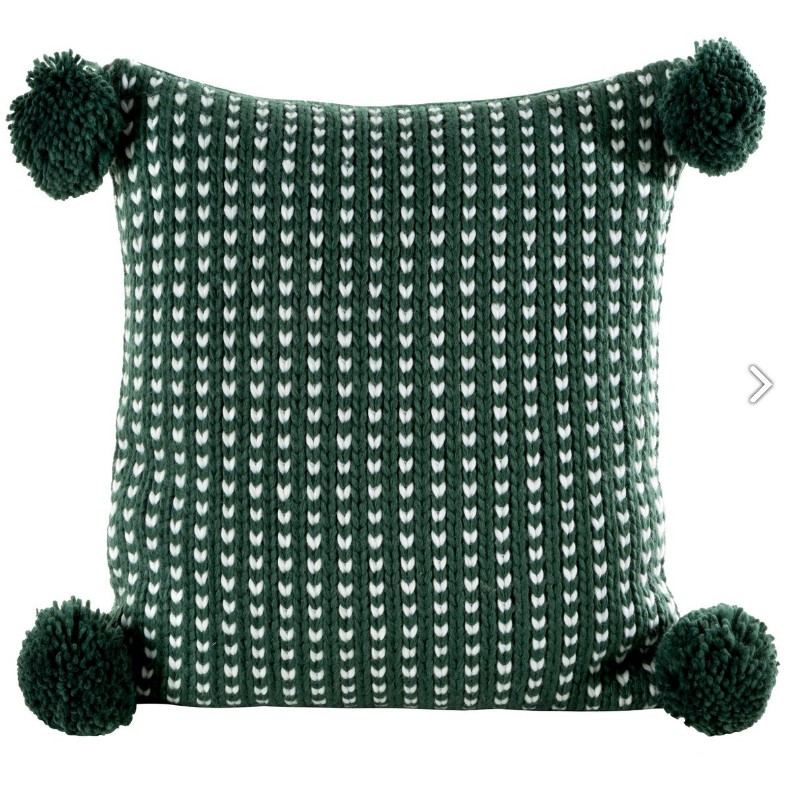 Povlak na polštář CHP 96 zelený / bílý