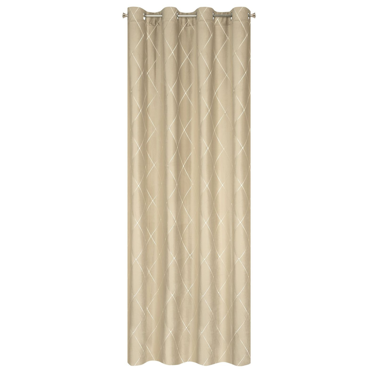 Hotový závěs PIERRE CARDIN MARGO béžový / zlatý - na průchodkách