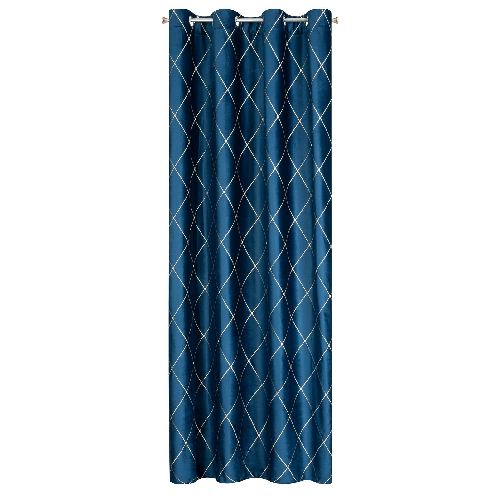 Hotový závěs PIERRE CARDIN MARGO granátový / zlatý - na průchodkách