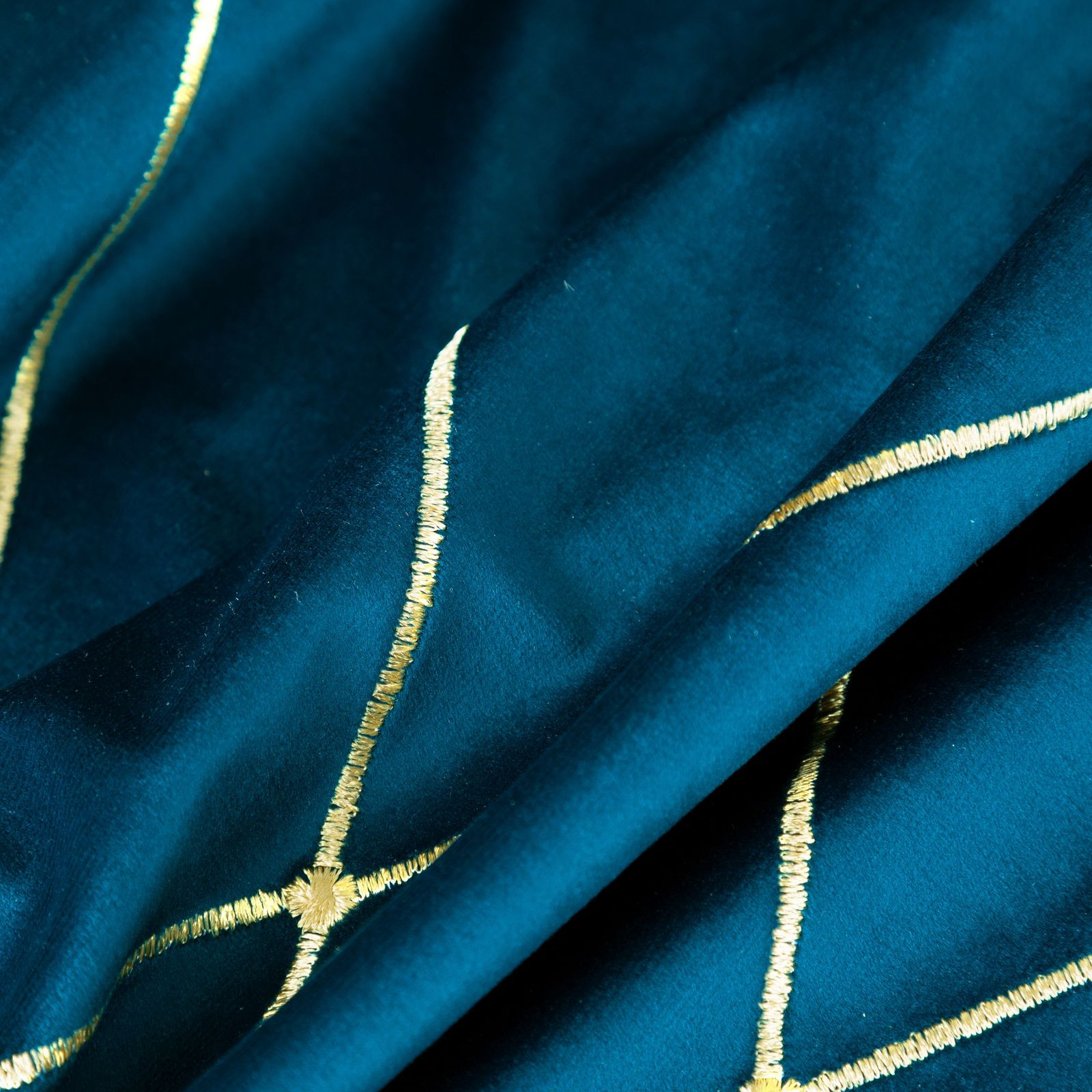 Hotový závěs PIERRE CARDIN MARGO granátový / zlatý - na průchodkách