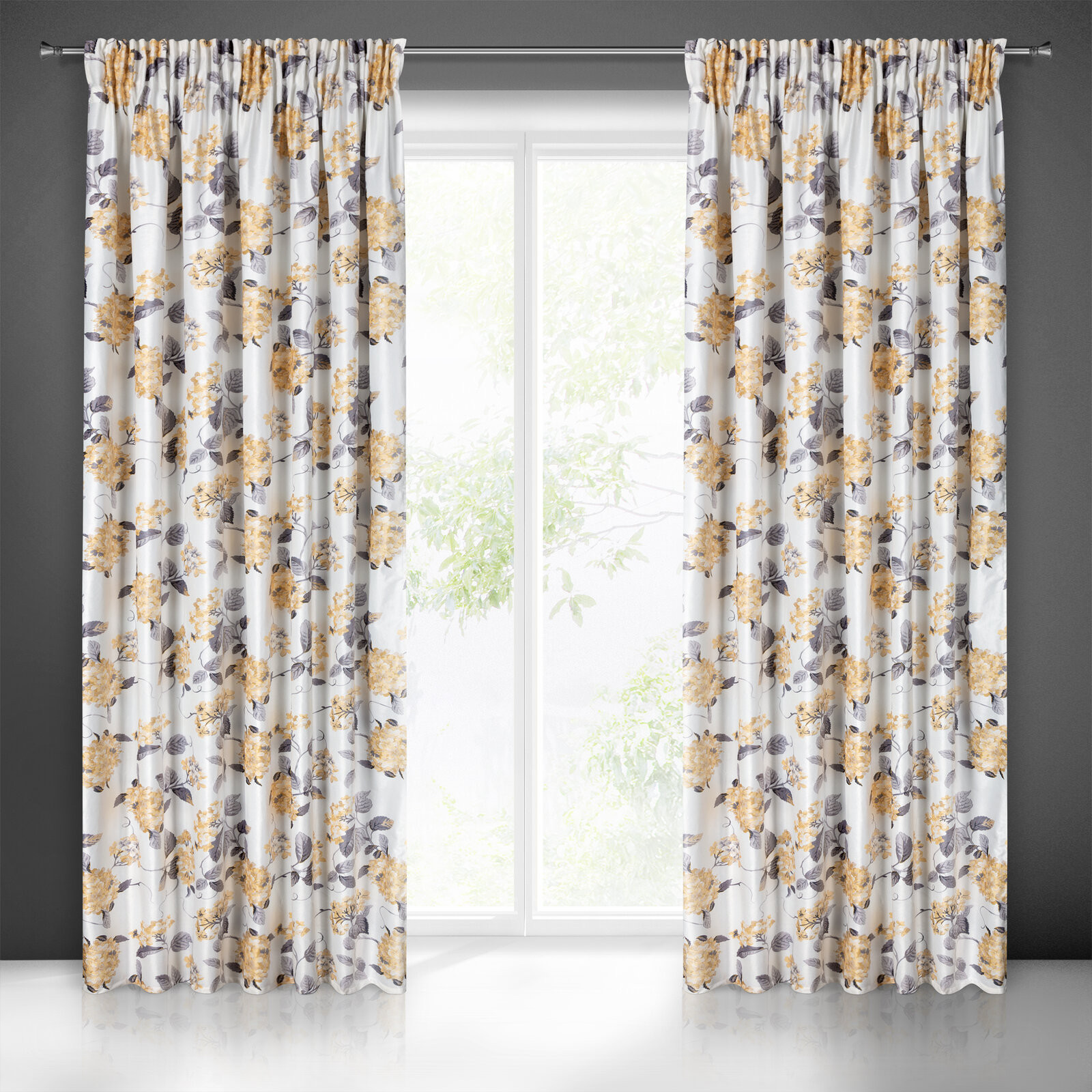 Hotový závěs ALISON vícebarevný - na pásce