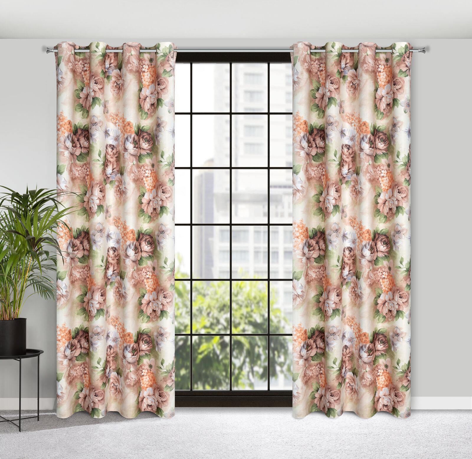 Hotový závěs ALTEA vícebarevný - na průchodkách