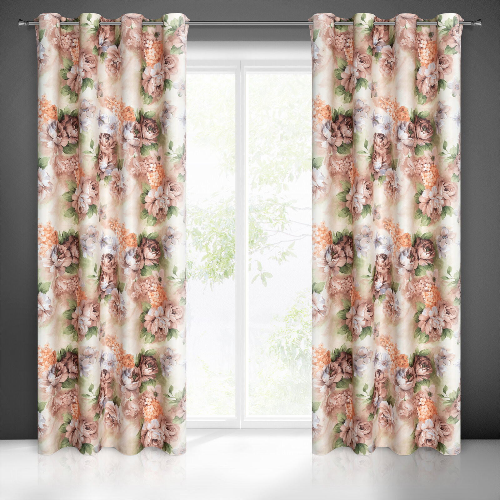 Hotový závěs ALTEA vícebarevný - na průchodkách