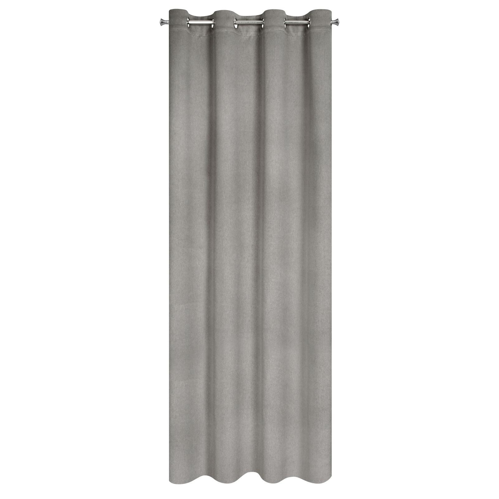 Hotový závěs AMARO šedý / béžový