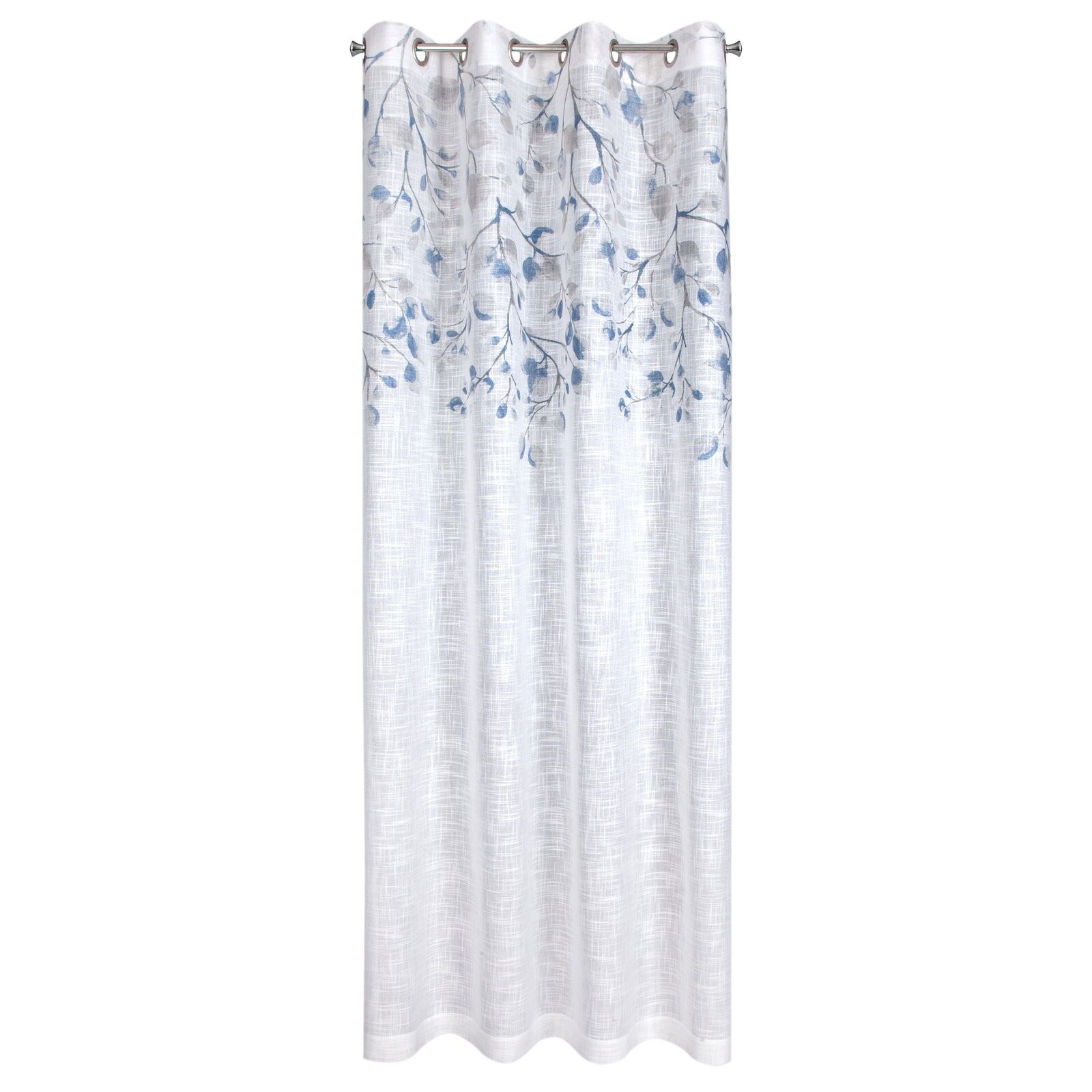 Hotový závěs ANA bílý - na průchodkách