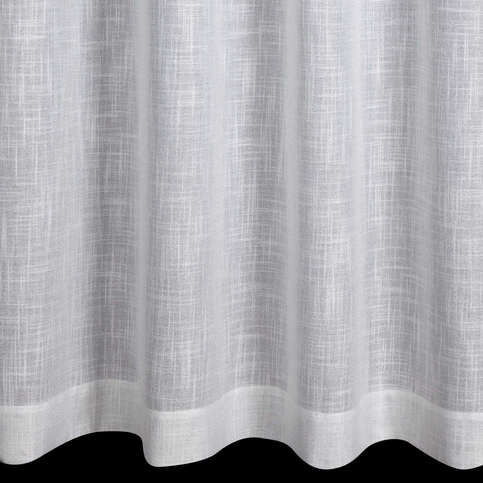 Hotový závěs ANA bílý / béžový - na průchodkách