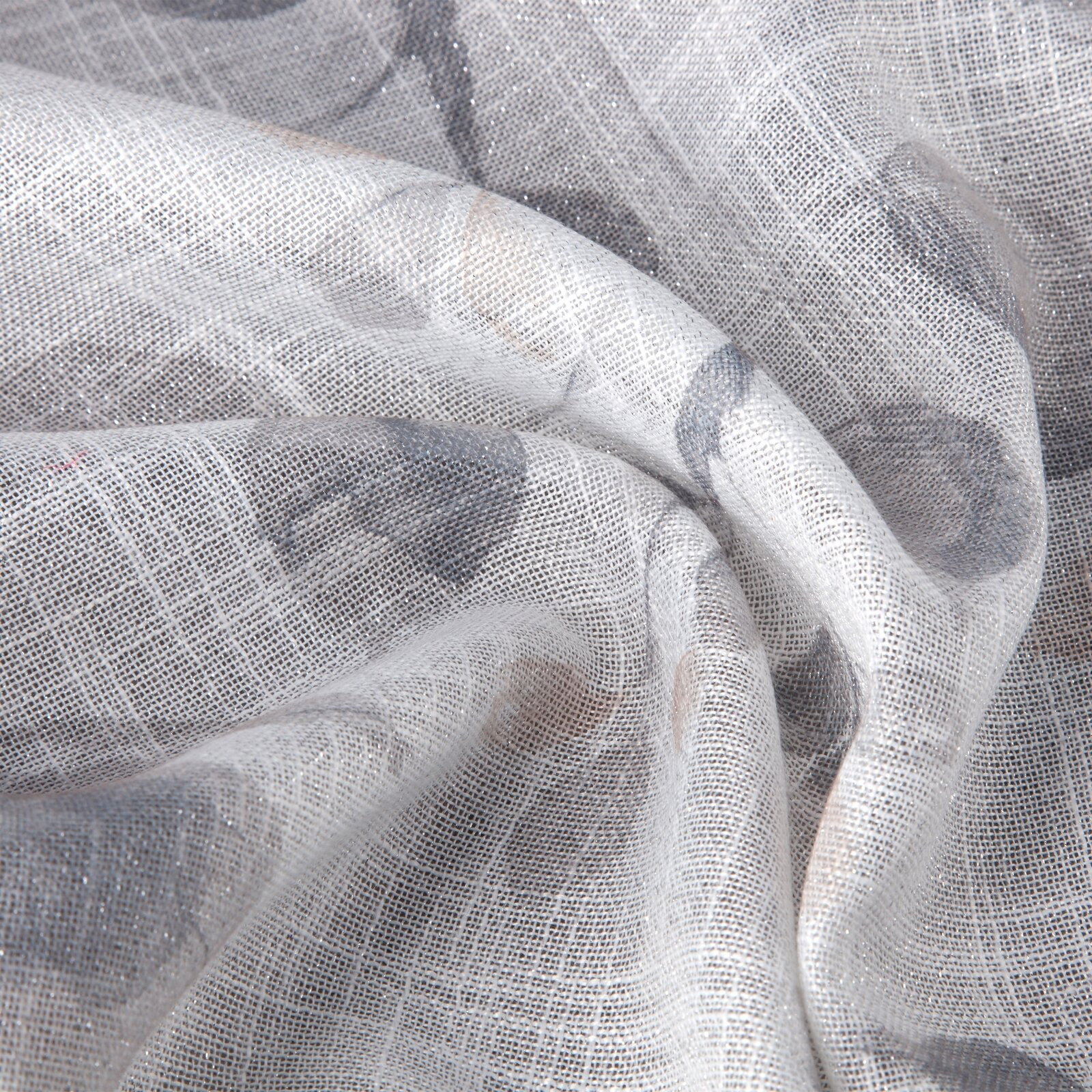 Hotový závěs ANA bílý / béžový - na průchodkách