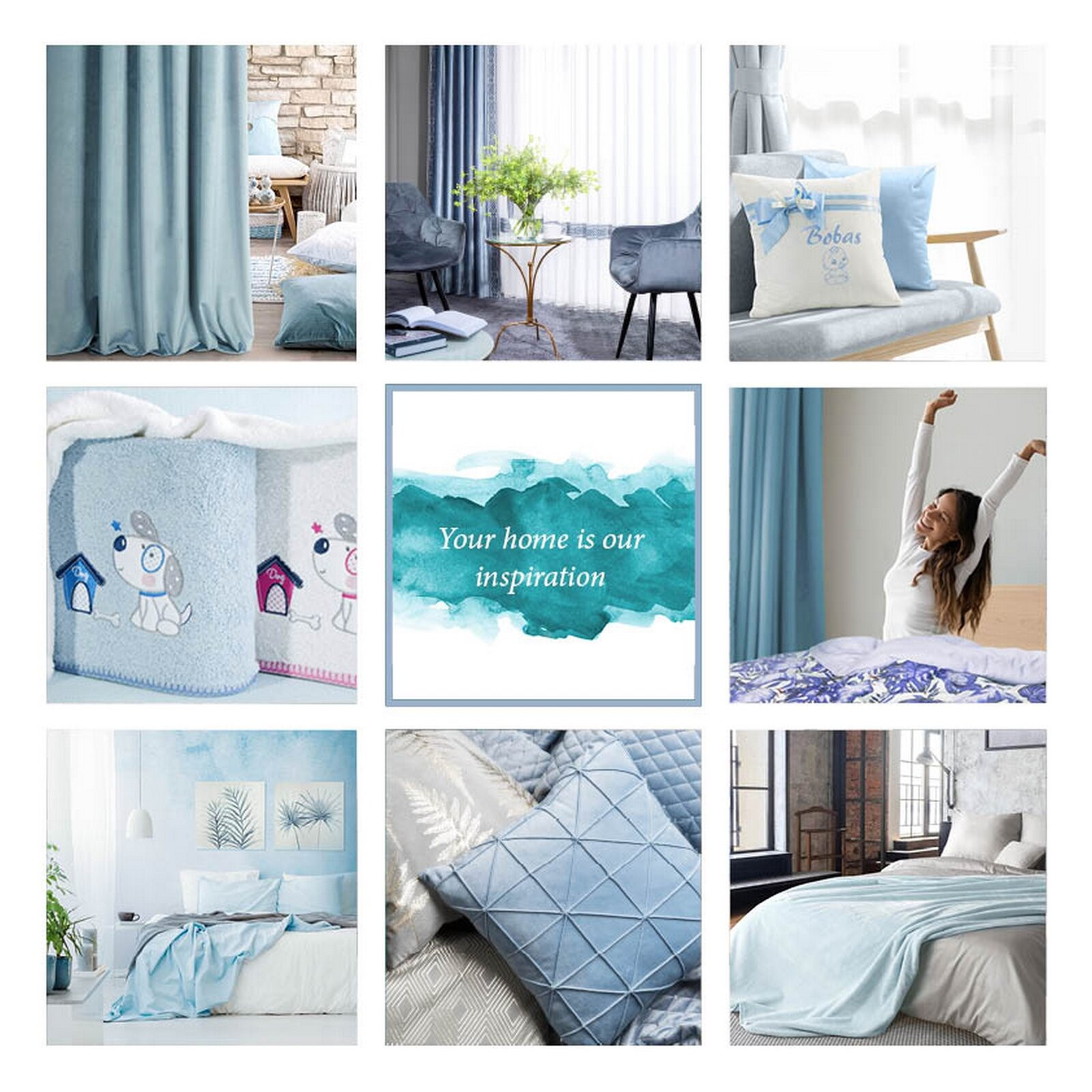 Hotový závěs ANDREA bílý - na průchodkách