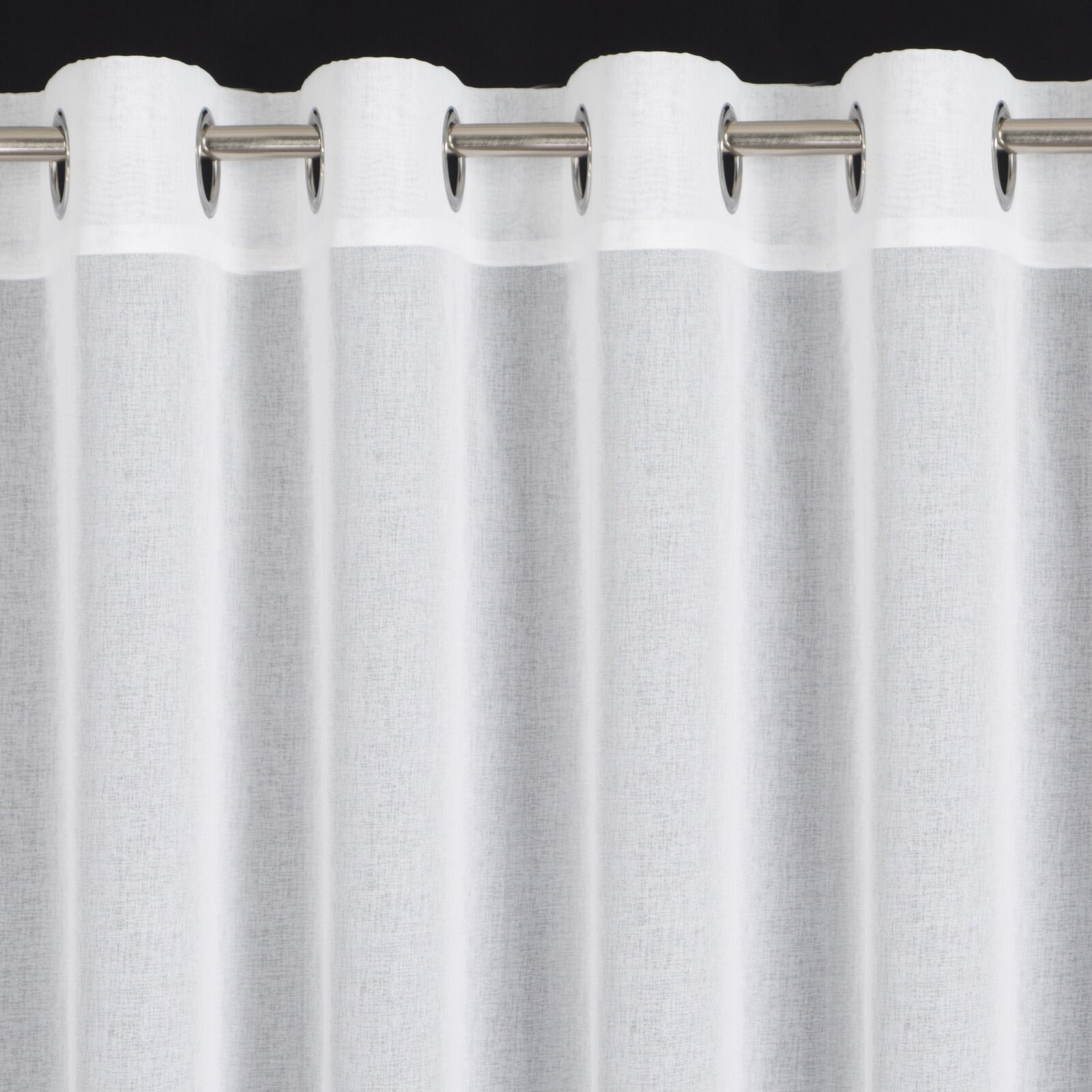 Hotový závěs ANDREA bílý - na průchodkách