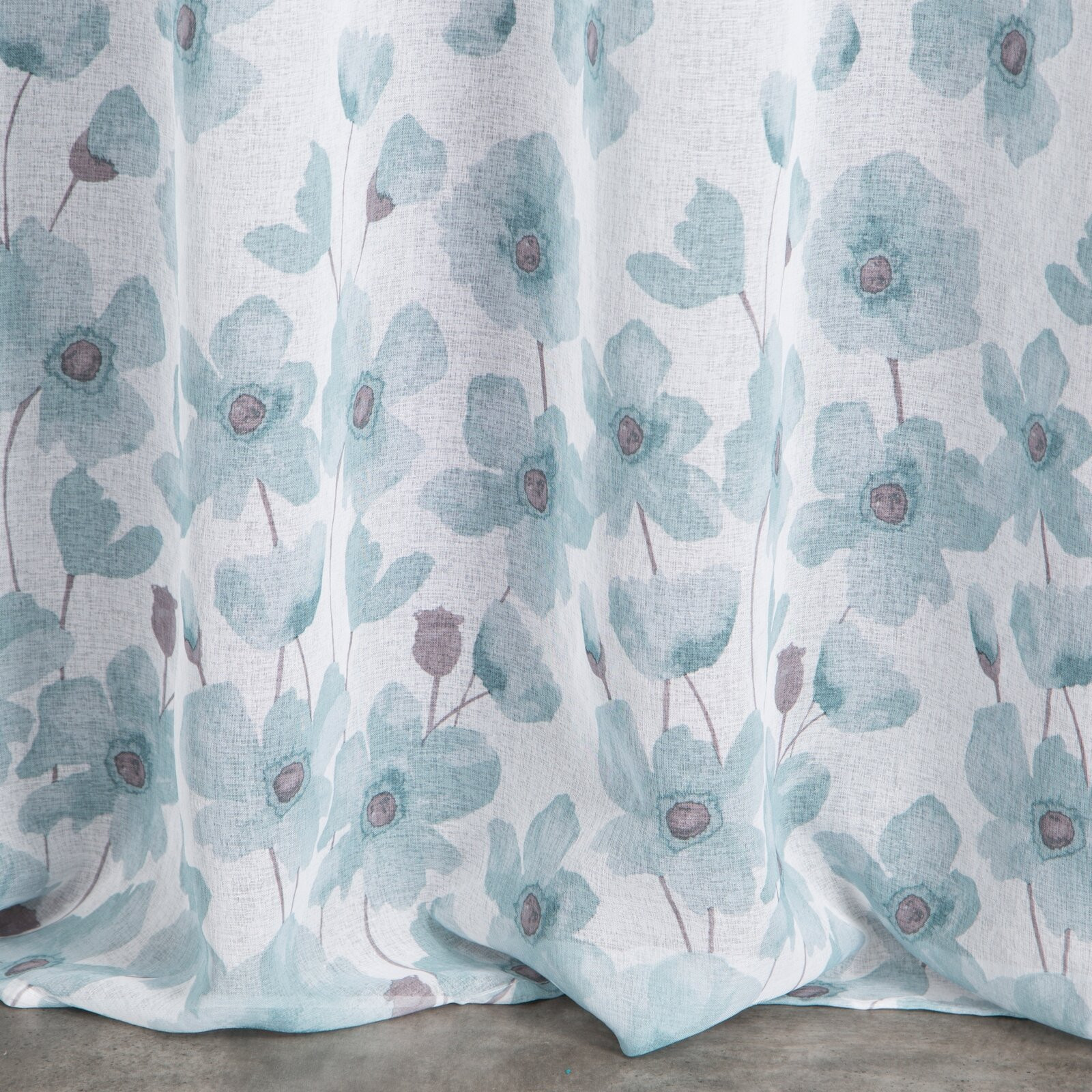 Hotový závěs ANDREA bílý - na průchodkách