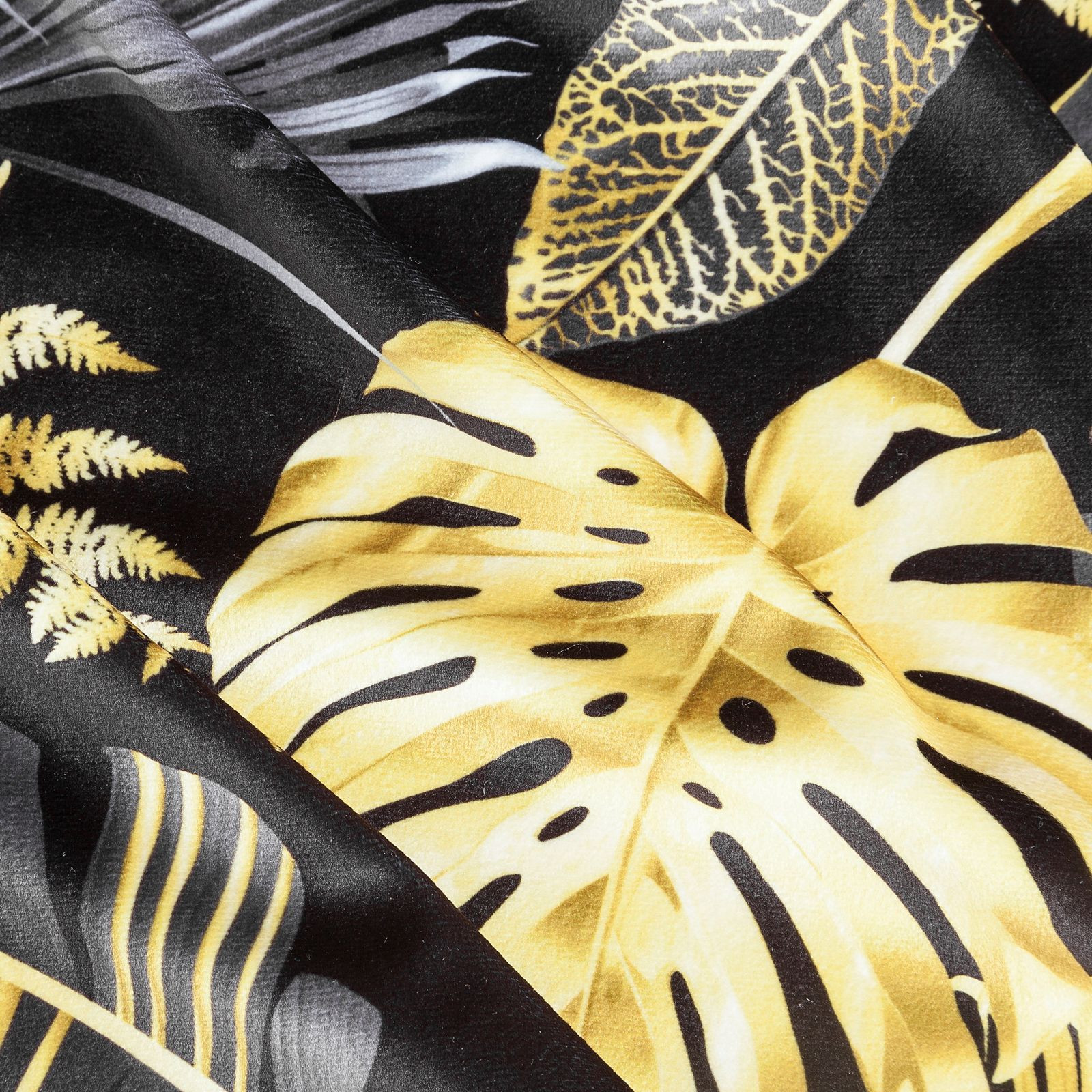 Hotový závěs BLER žlutý - na pásce