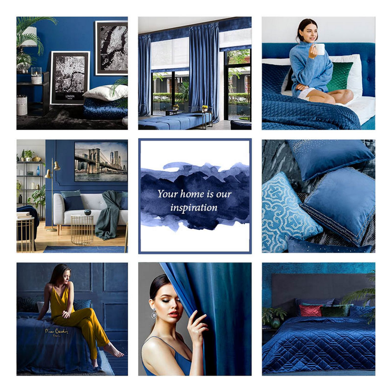 Hotový závěs D91 ROSA granátový - na pásce