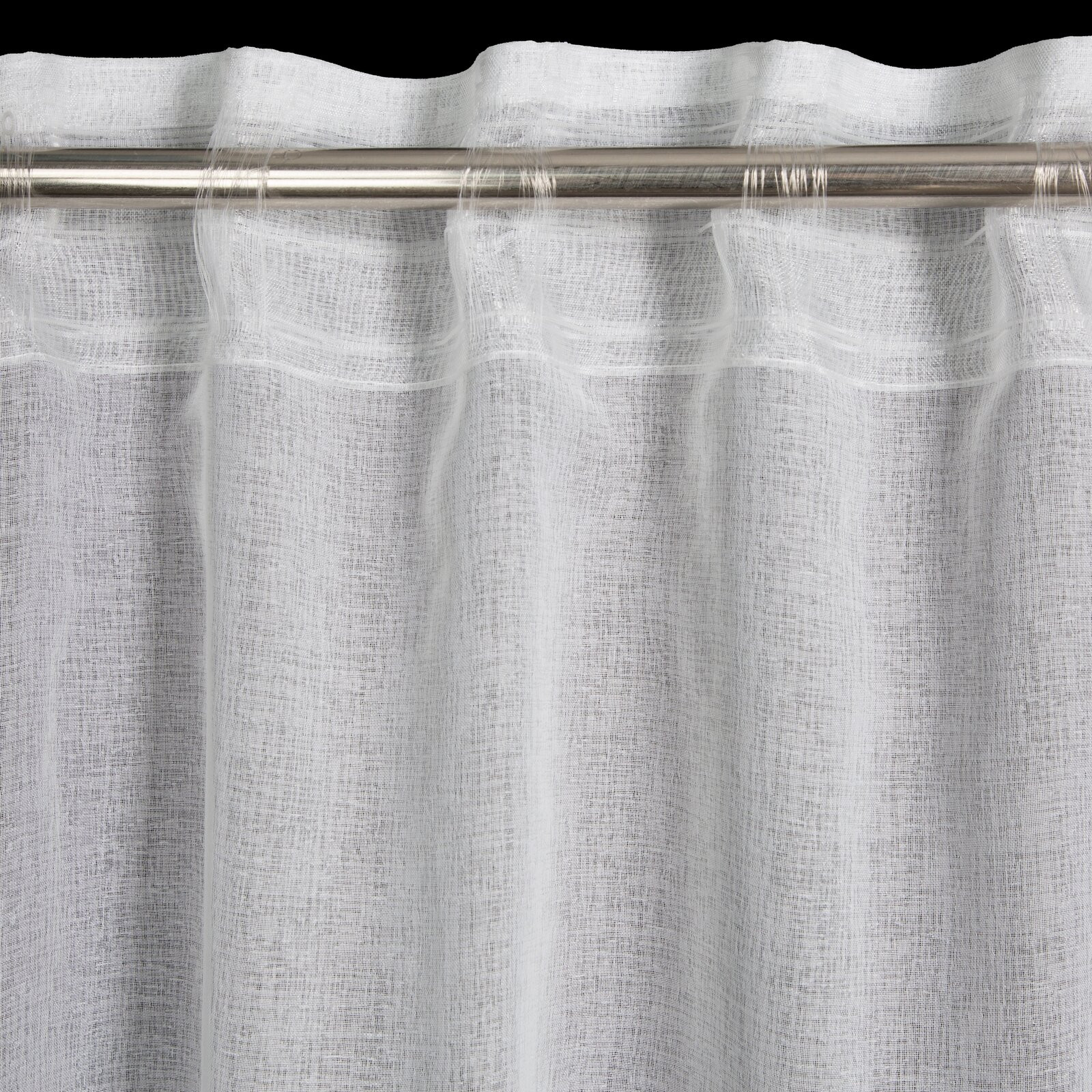 Hotový závěs DOLLY bílý - na pásce