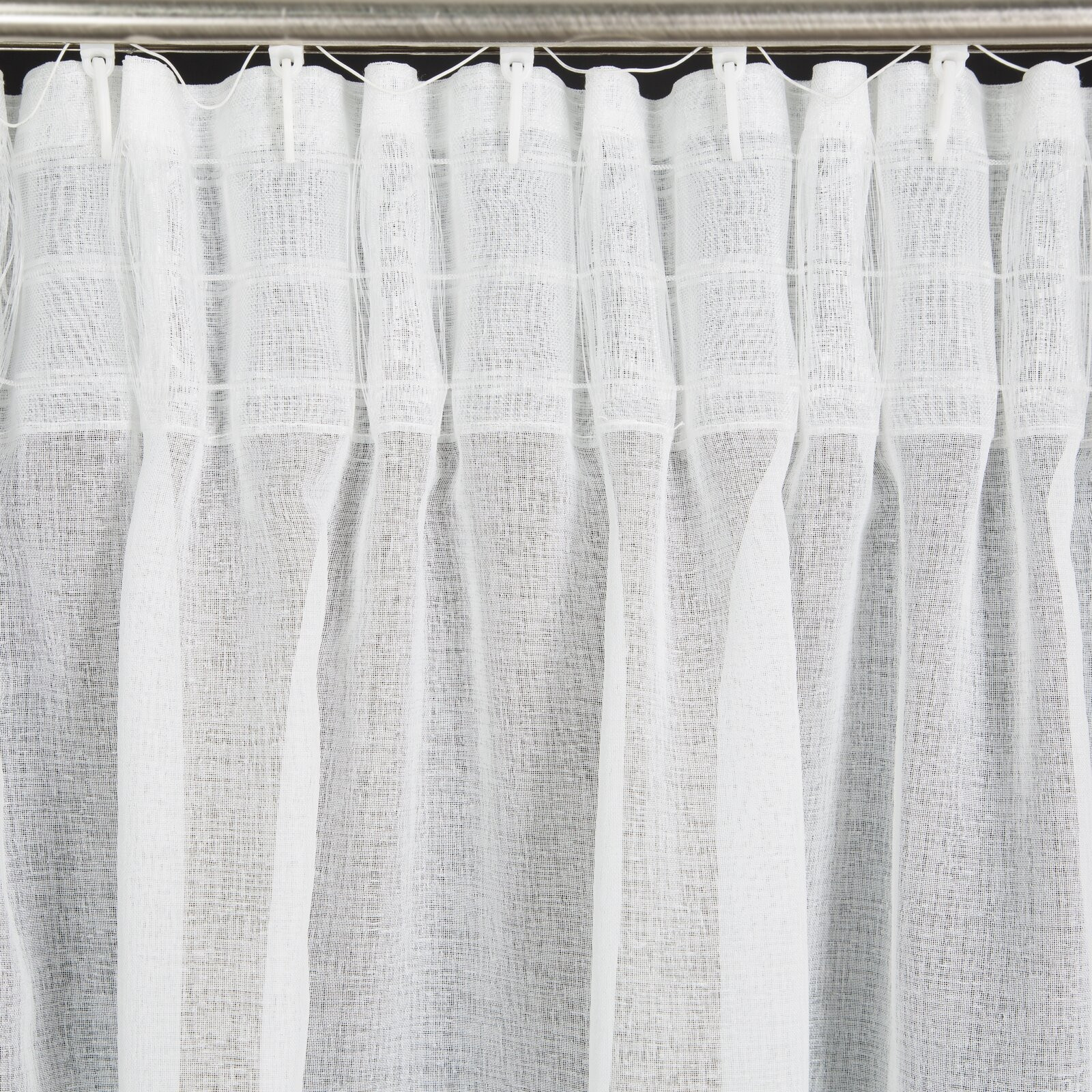 Hotový závěs DOLLY bílý - na pásce