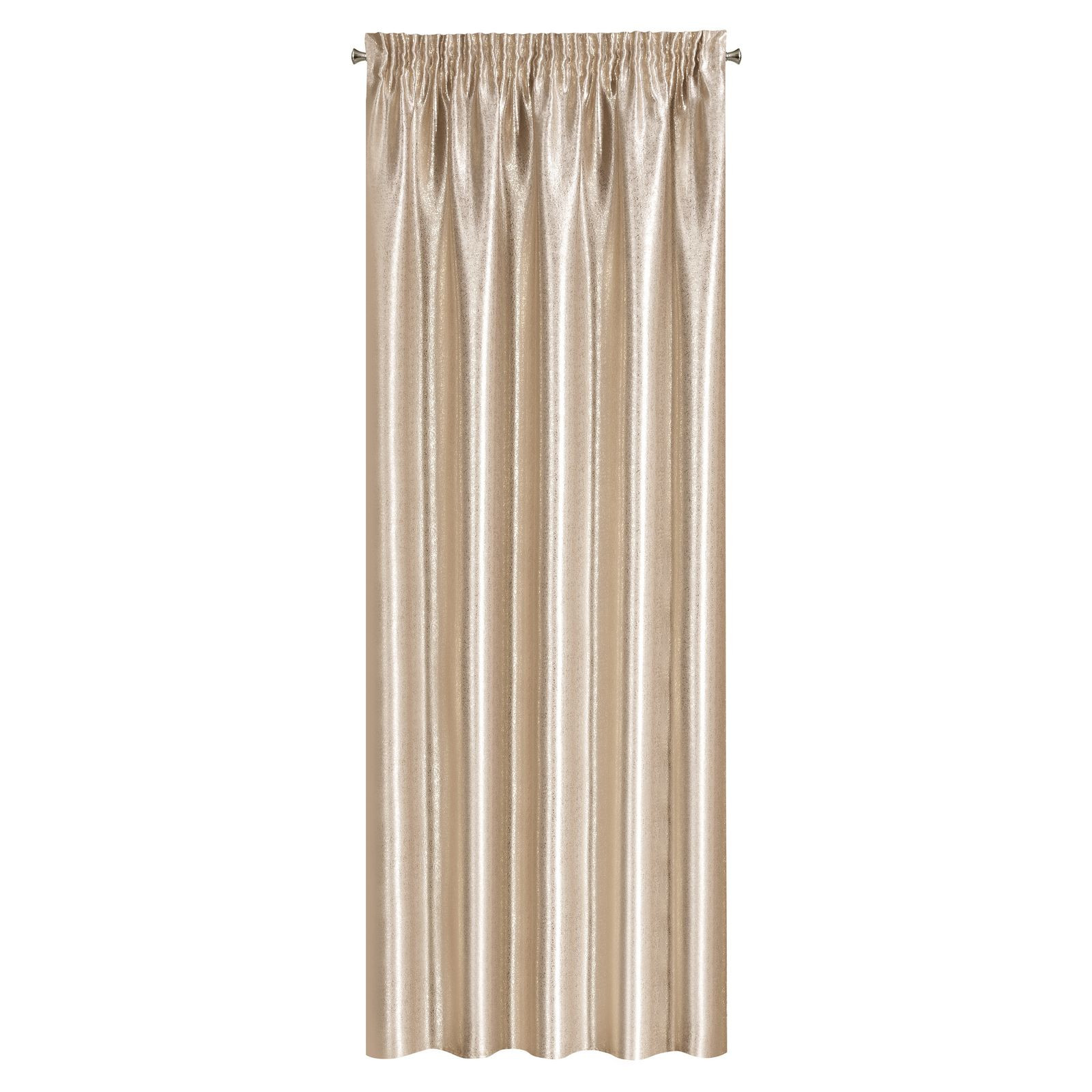 Hotový závěs EBRU béžový - na pásce