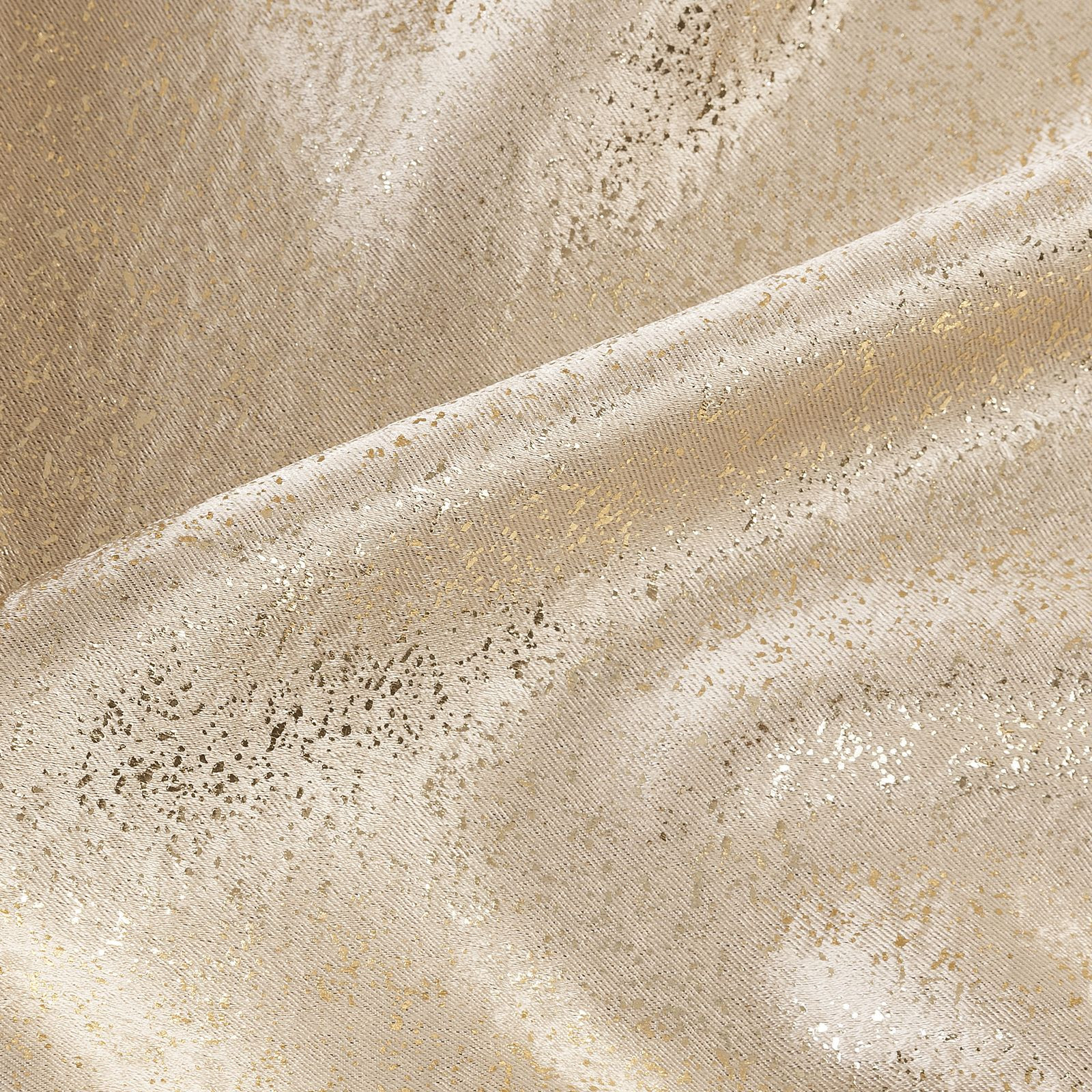 Hotový závěs EBRU béžový - na pásce