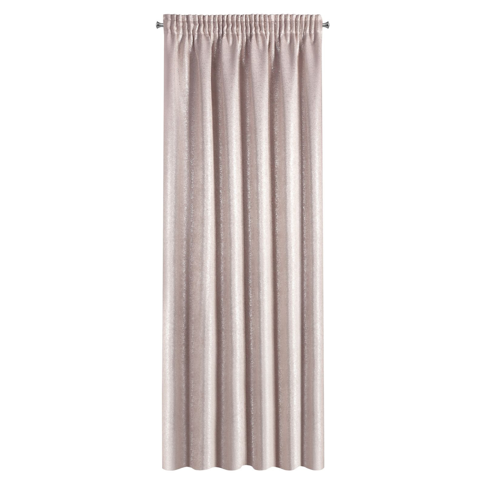 Hotový závěs EBRU růžový - na pásce