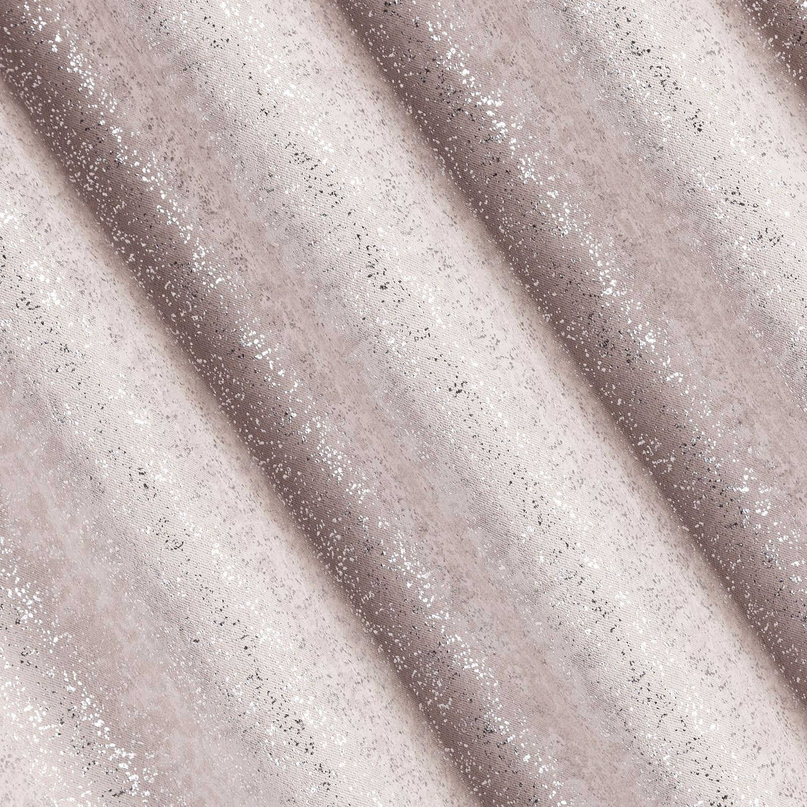 Hotový závěs EBRU růžový - na pásce