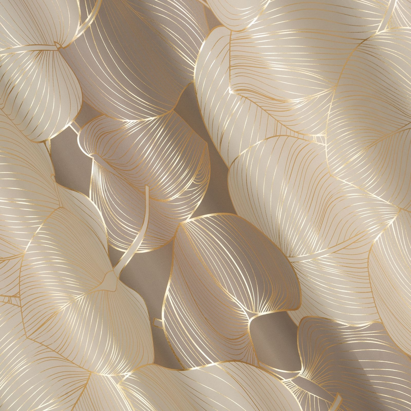 Hotový závěs FREZJA béžový - na průchodkách