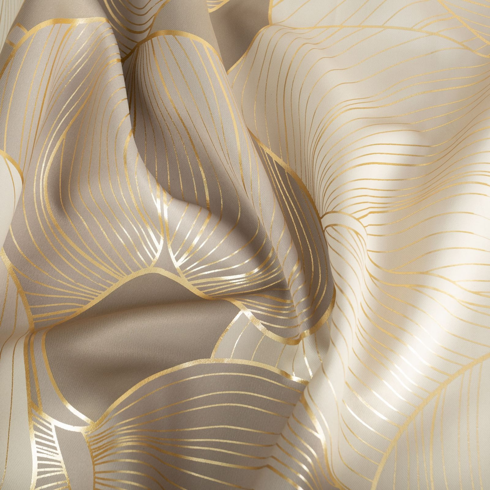 Hotový závěs FREZJA béžový - na průchodkách