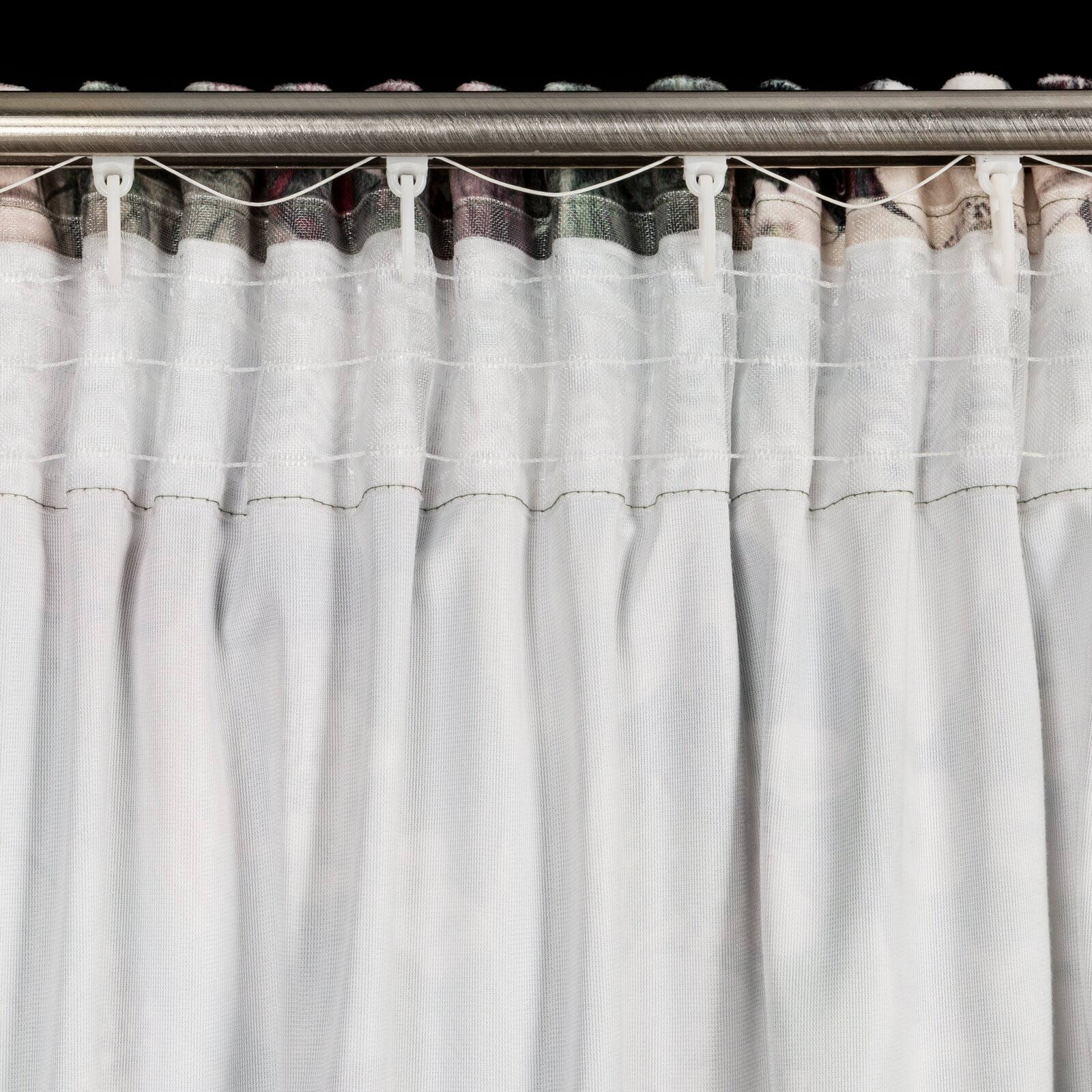 Hotový závěs GLORY zelený - na pásce