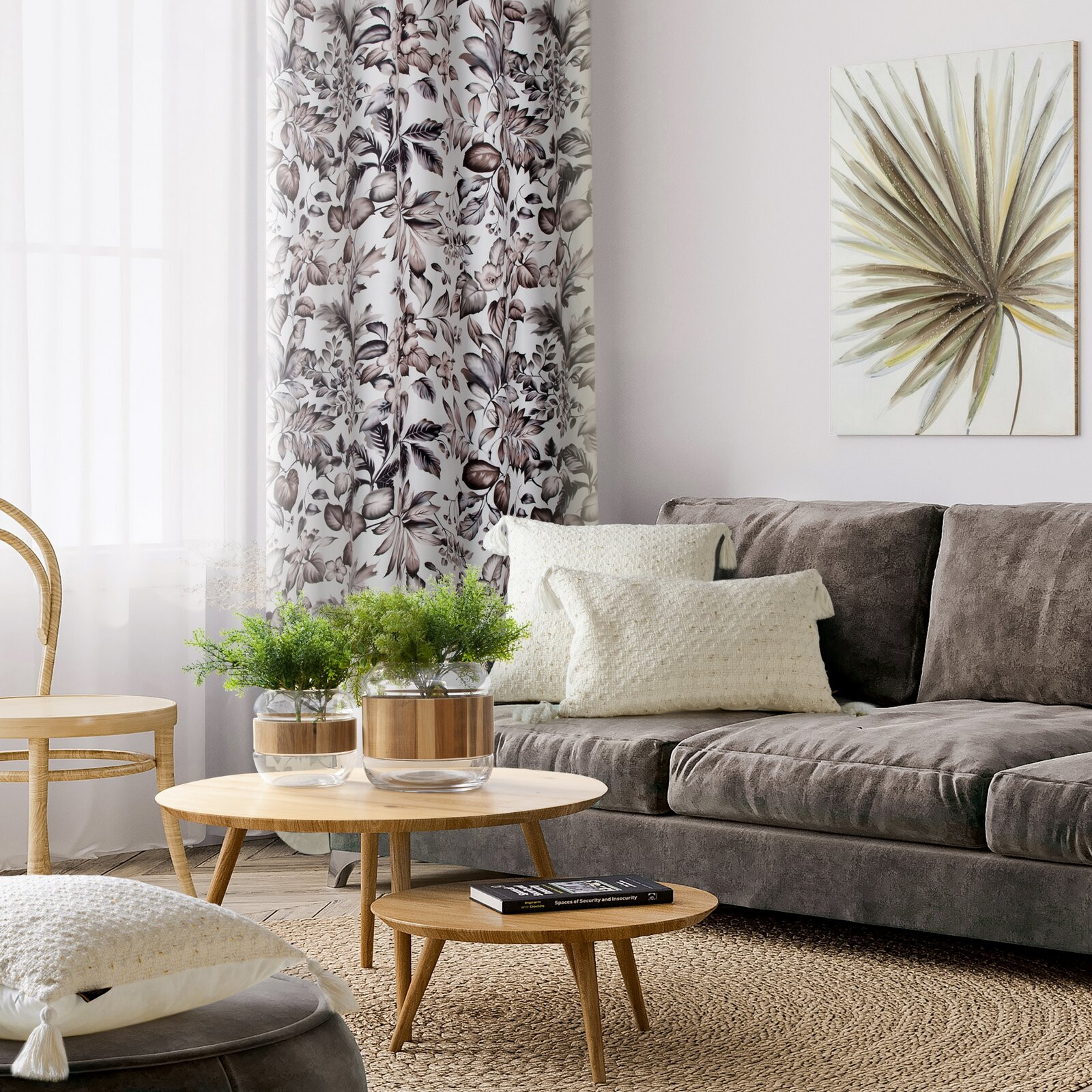 Hotový závěs HANA - na průchodkách