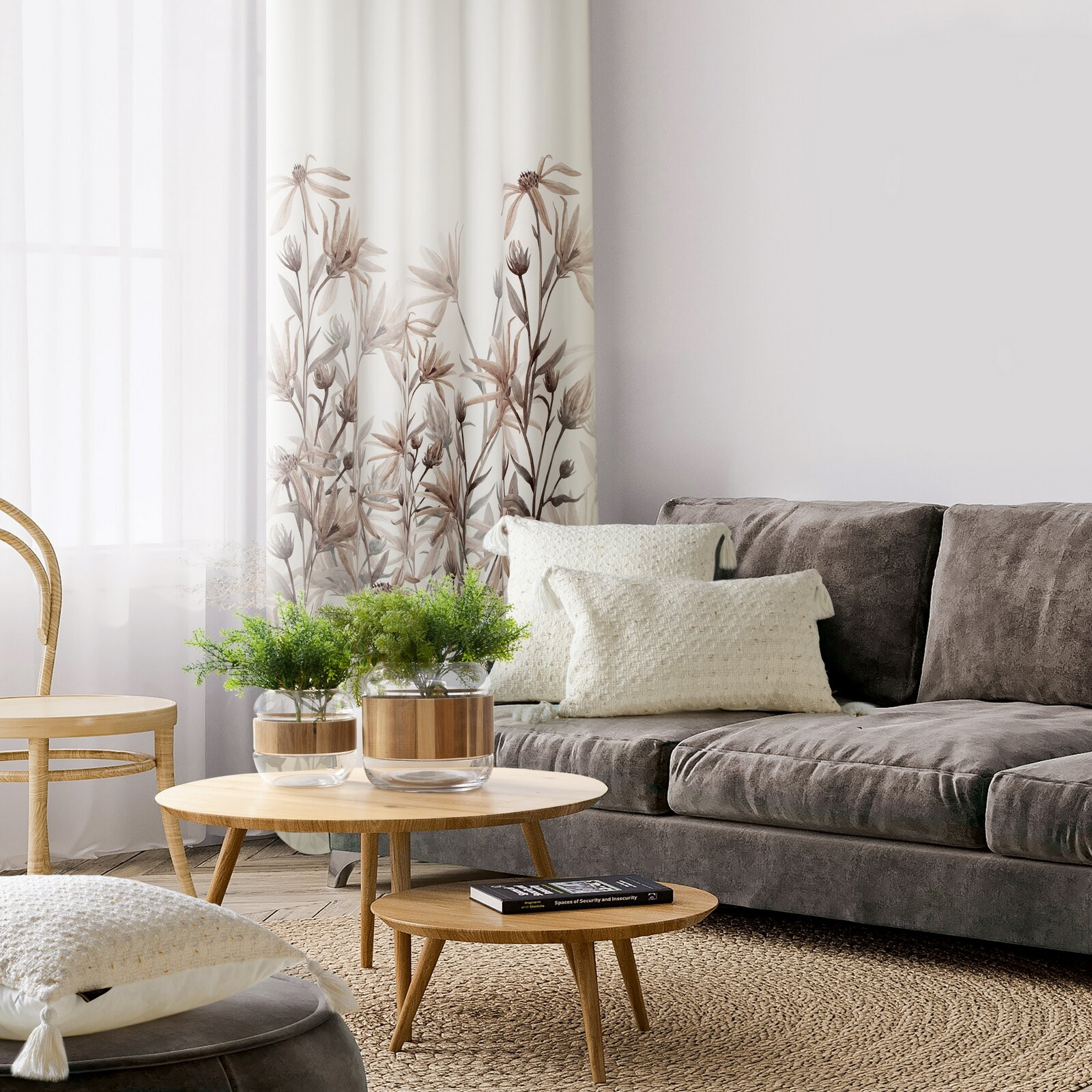 Hotový závěs INEZ - na průchodkách