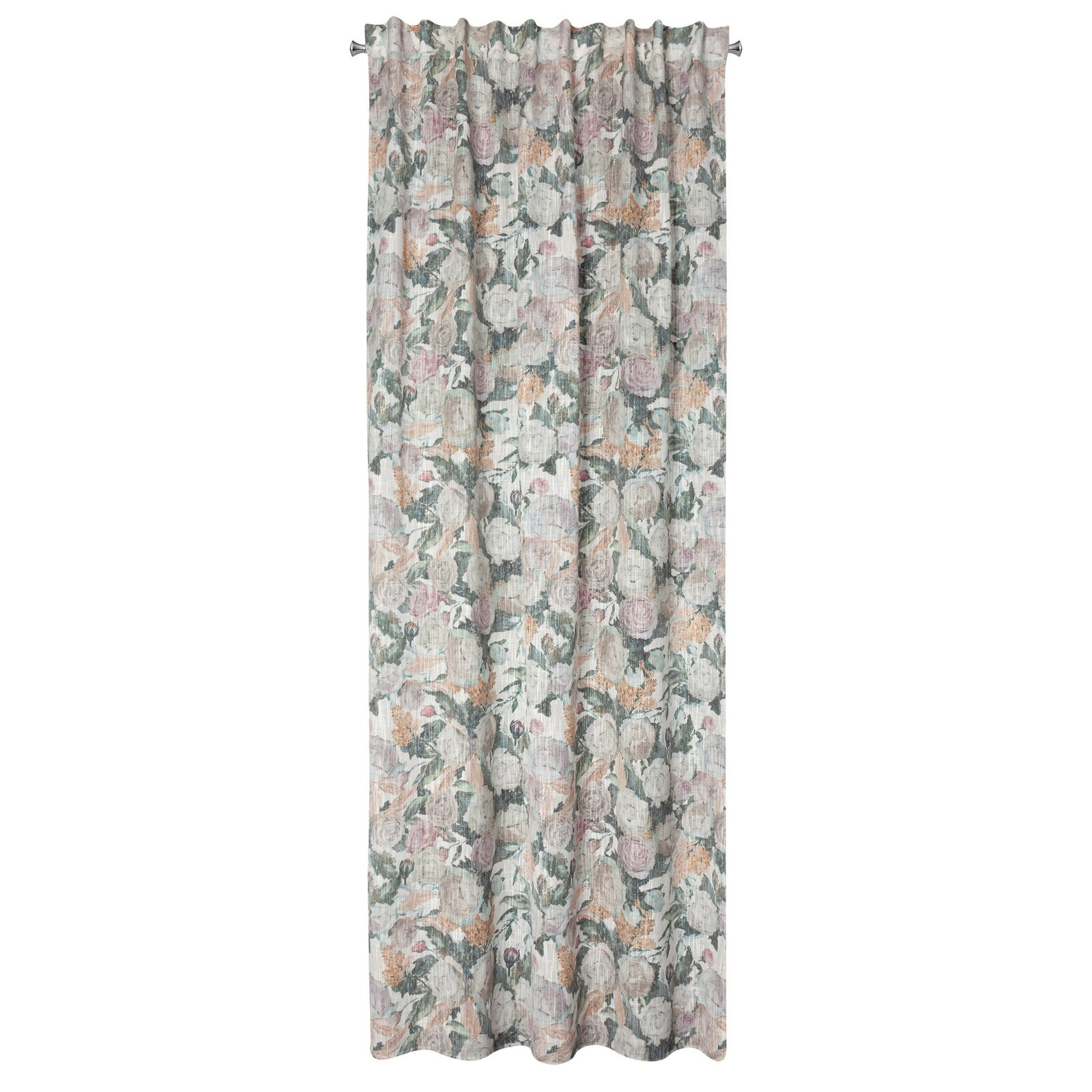 Hotový závěs IRMA zelený - na pásce