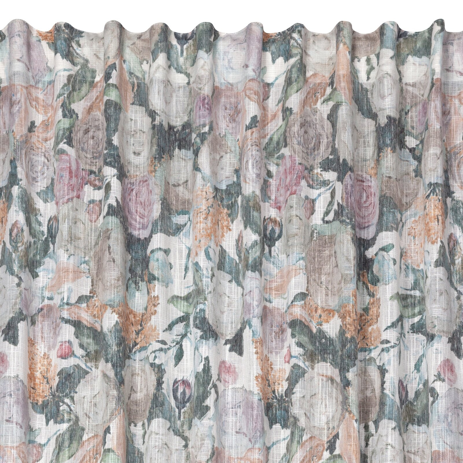 Hotový závěs IRMA zelený - na pásce