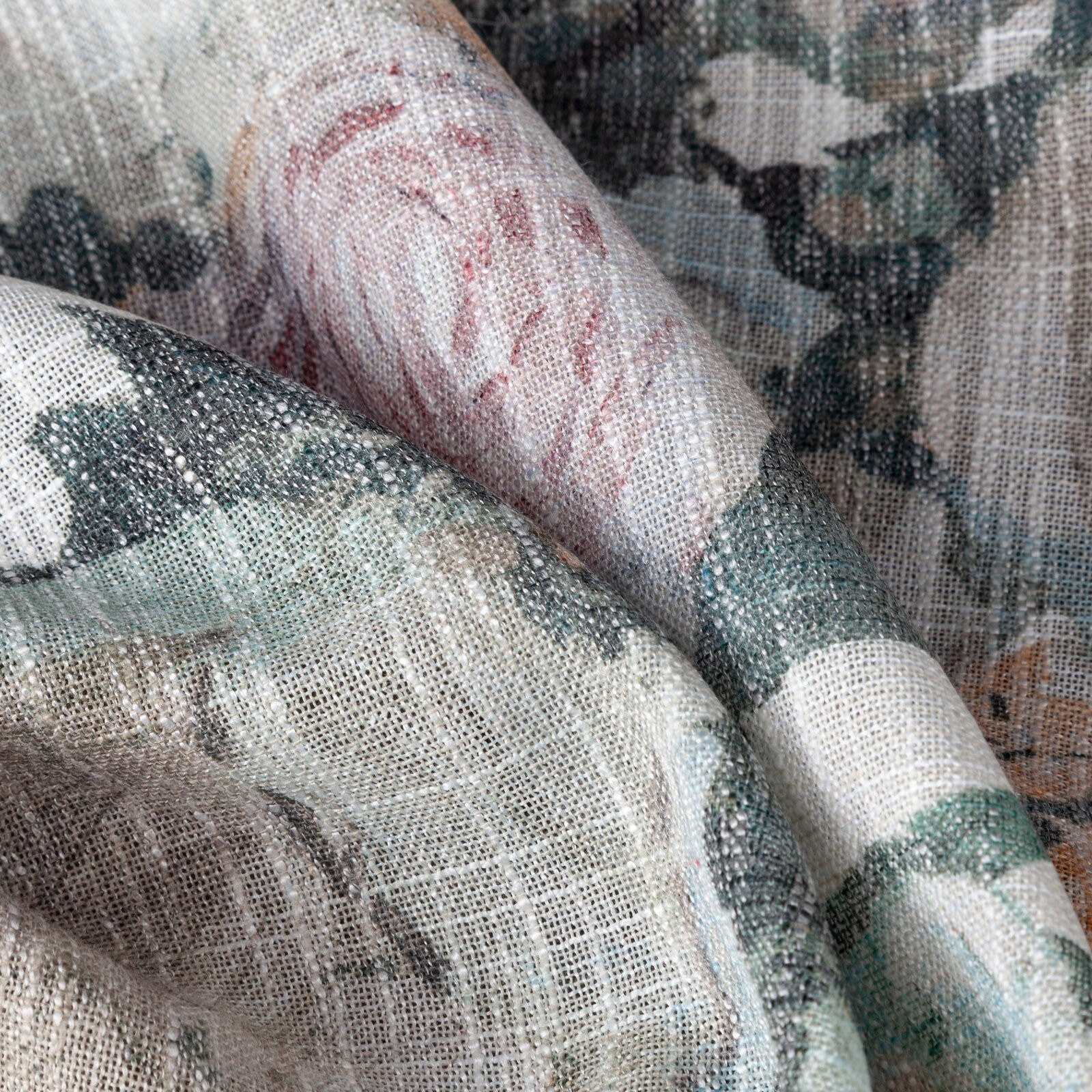 Hotový závěs IRMA zelený - na pásce