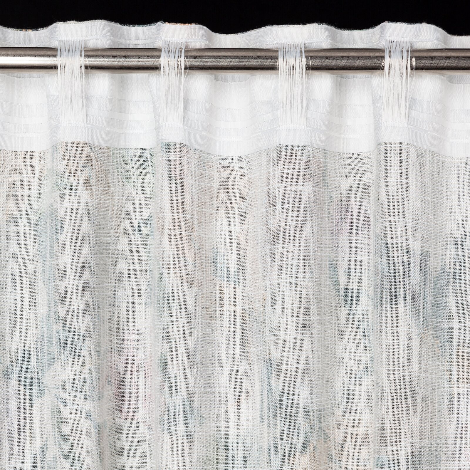 Hotový závěs IRMA zelený - na pásce