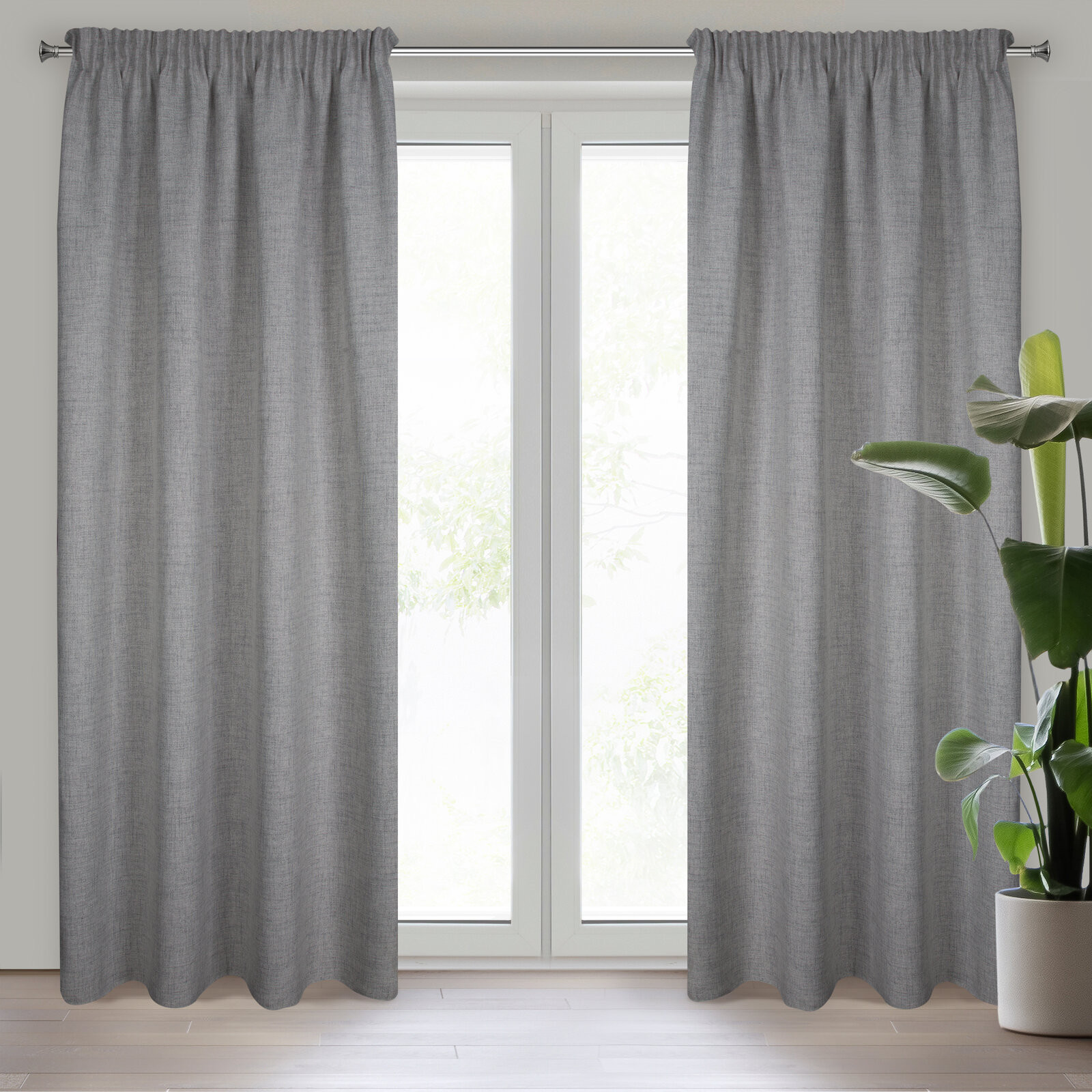 Hotový závěs JULA - na pásce