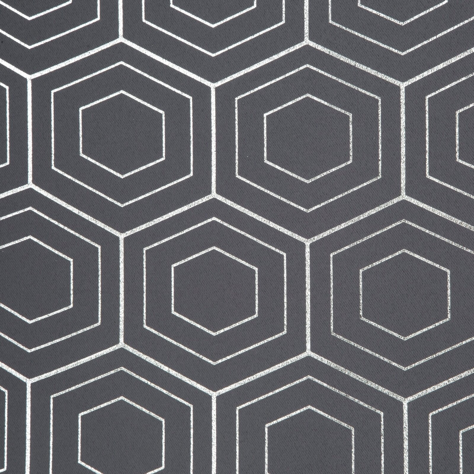 Hotový závěs KAJA grafitový - na průchodkách