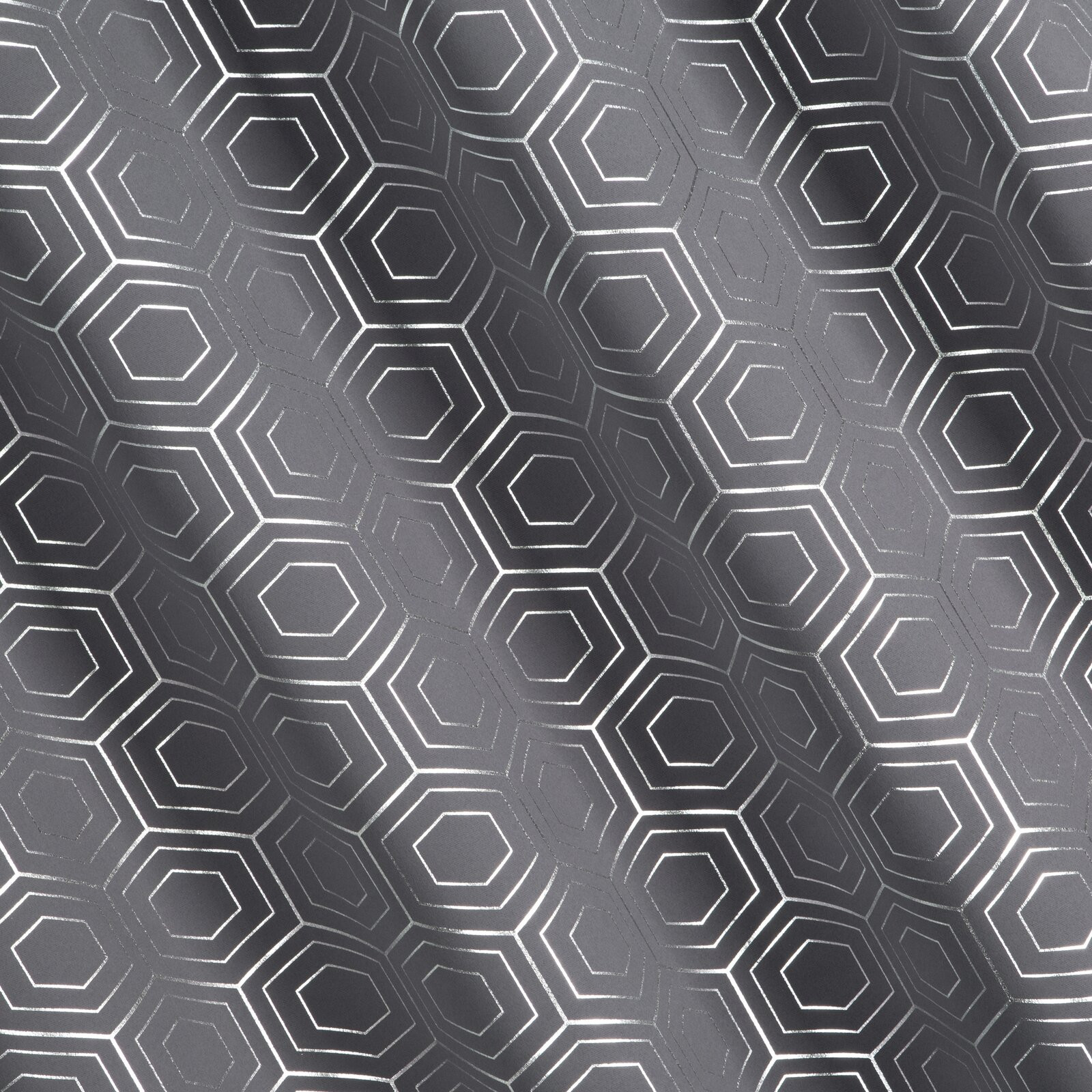 Hotový závěs KAJA grafitový - na průchodkách