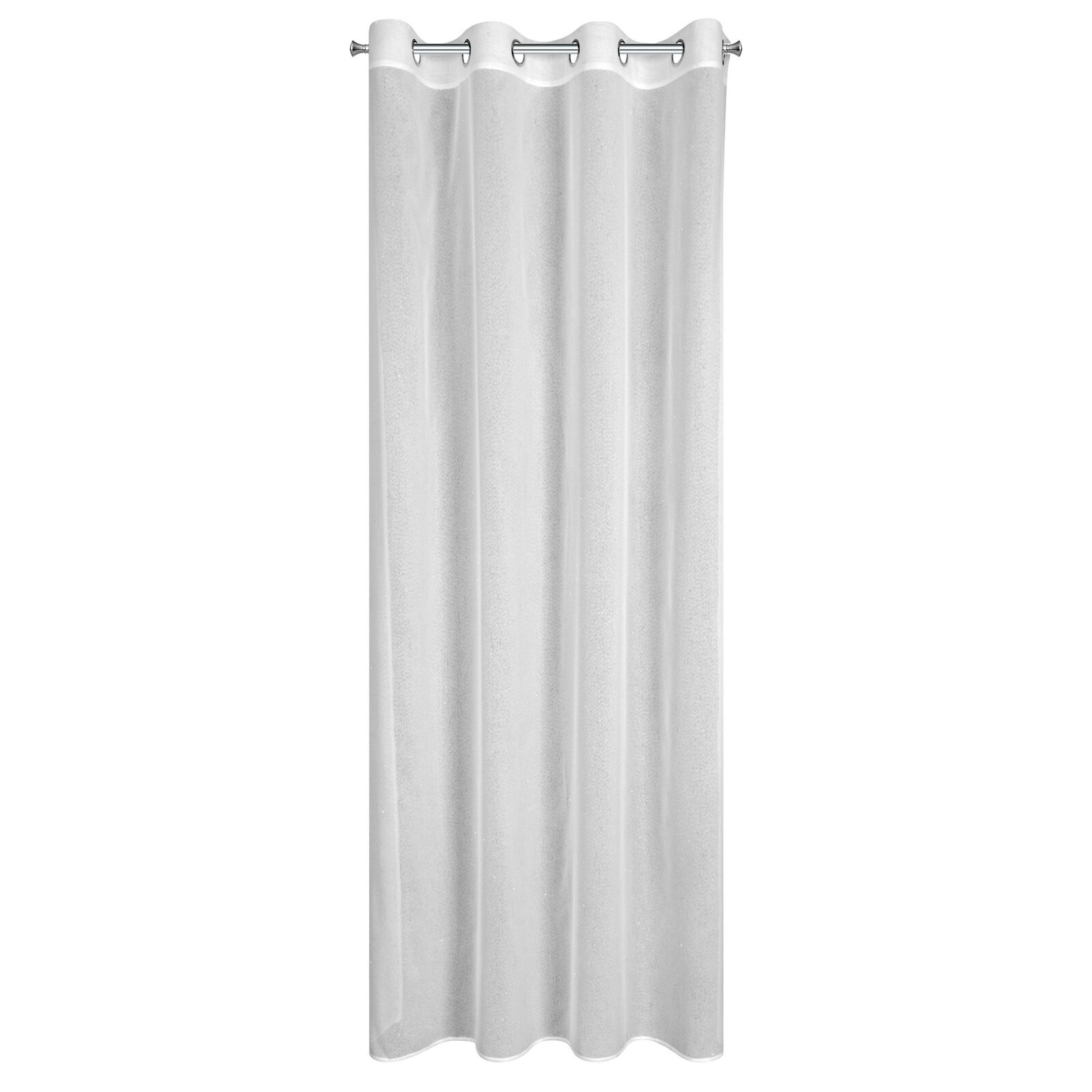 Hotový závěs KEJTI bílý - na průchodkách