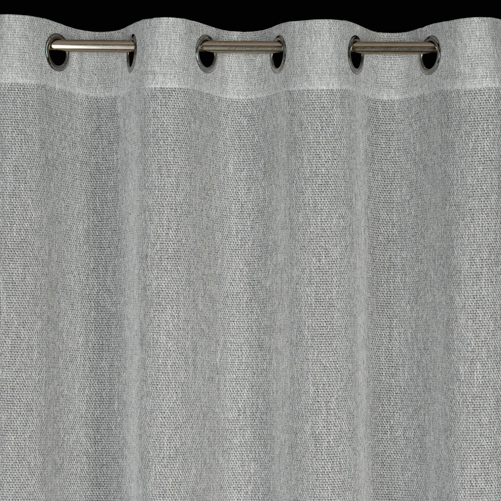 Hotový závěs KENDAL stříbrný - na průchodkách