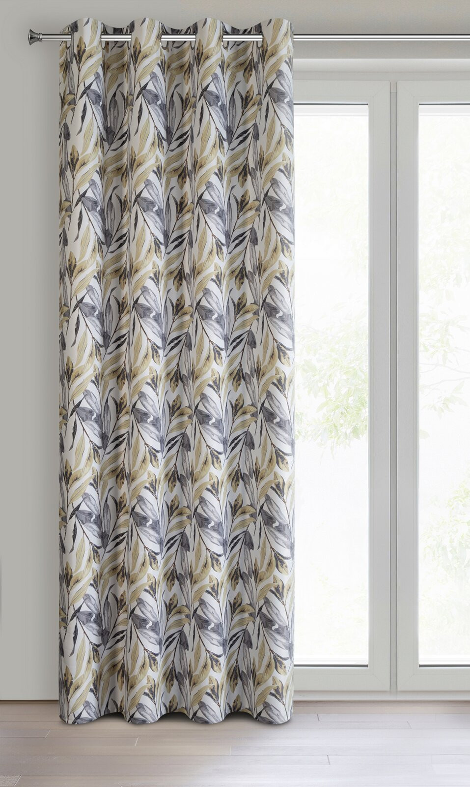 Hotový závěs LAVIN bílý - na průchodkách