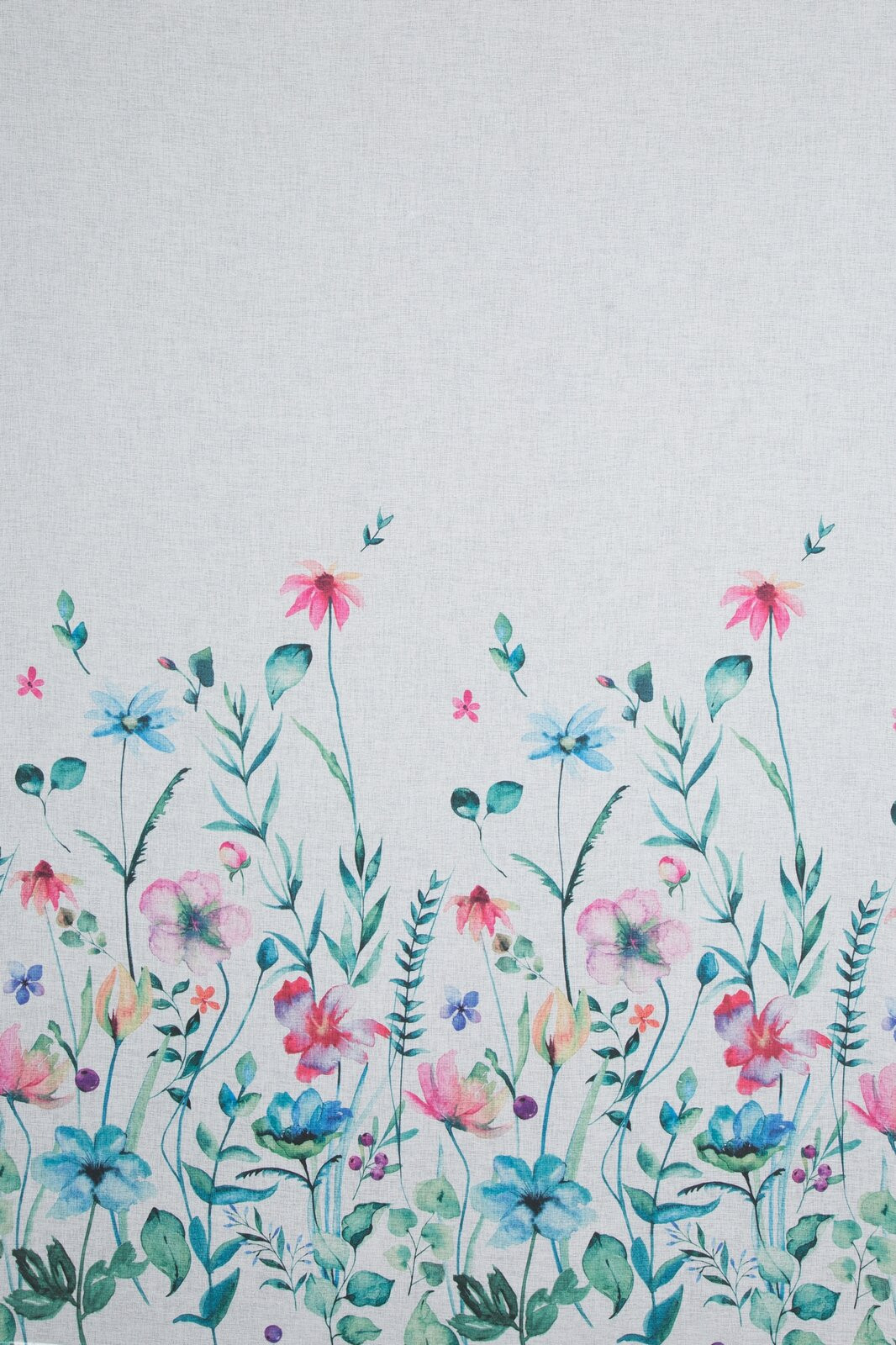 Hotový závěs LILIAN bílý - na průchodkách