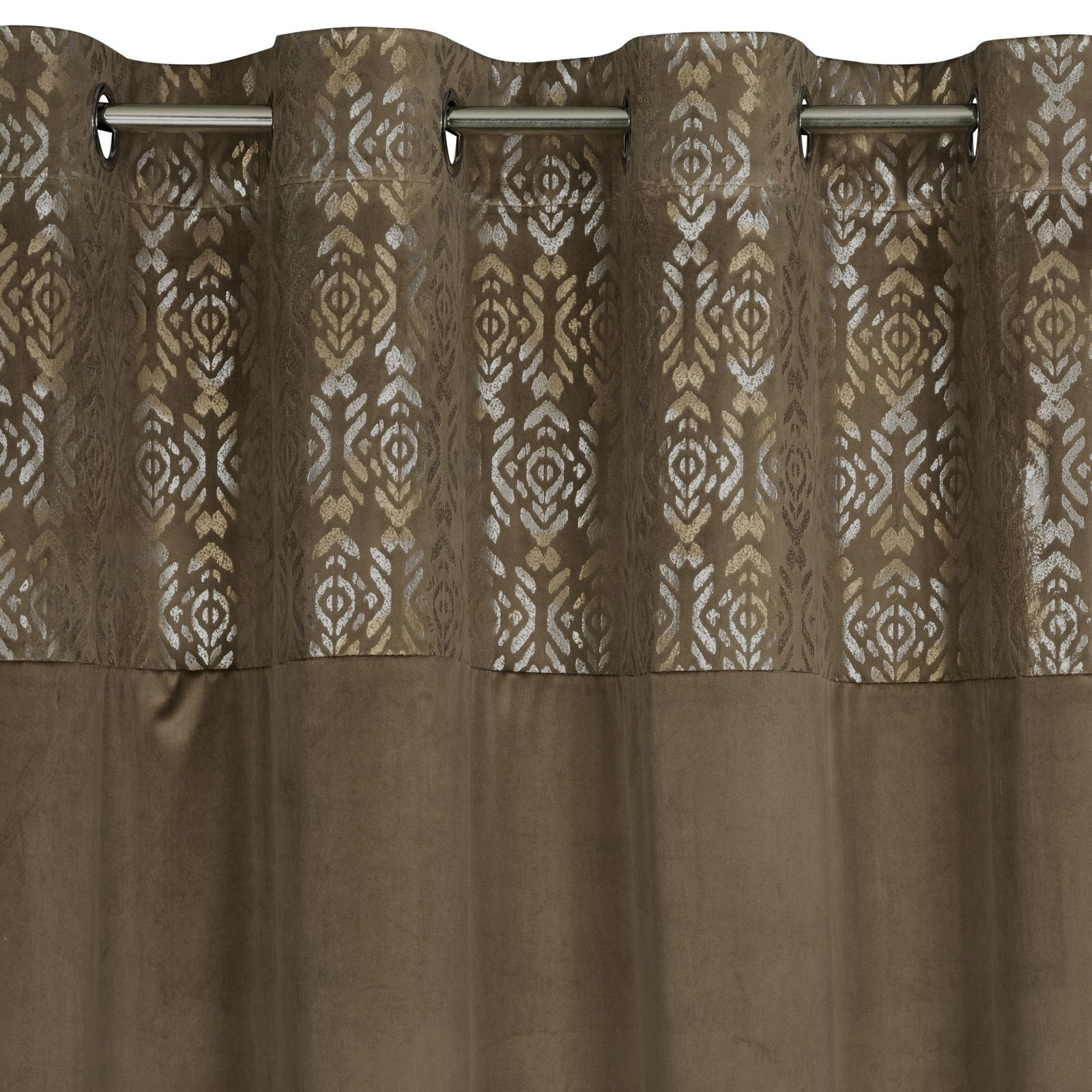 Hotový závěs LIZA béžový - na průchodkách