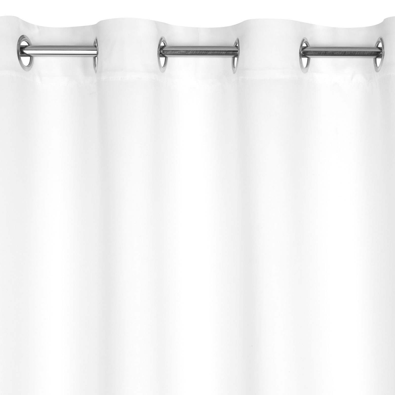 Hotový závěs LOGAN bílý - na průchodkách