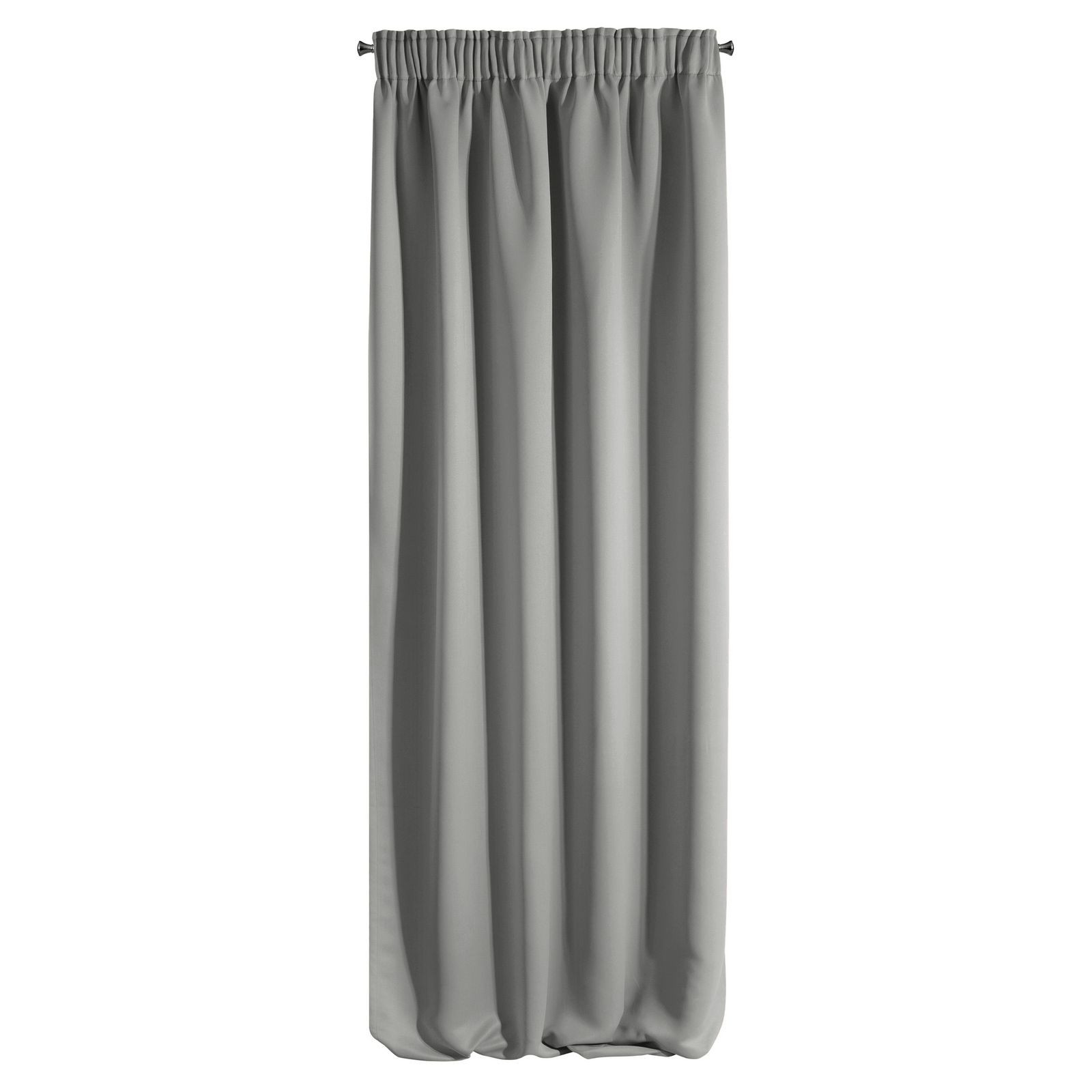 Hotový závěs LOGAN šedý - na pásce