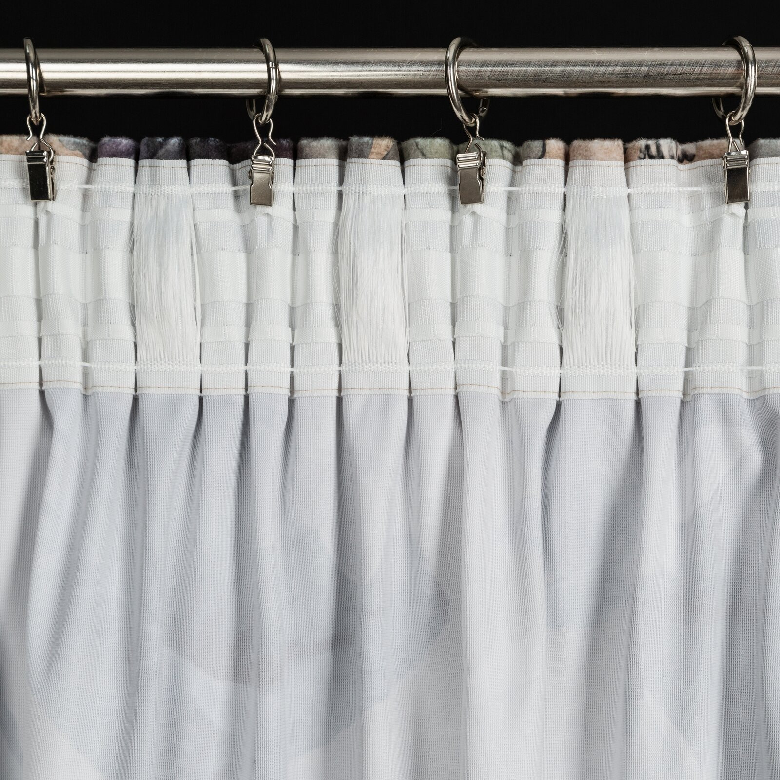 Hotový závěs LOTOS béžový - na pásce