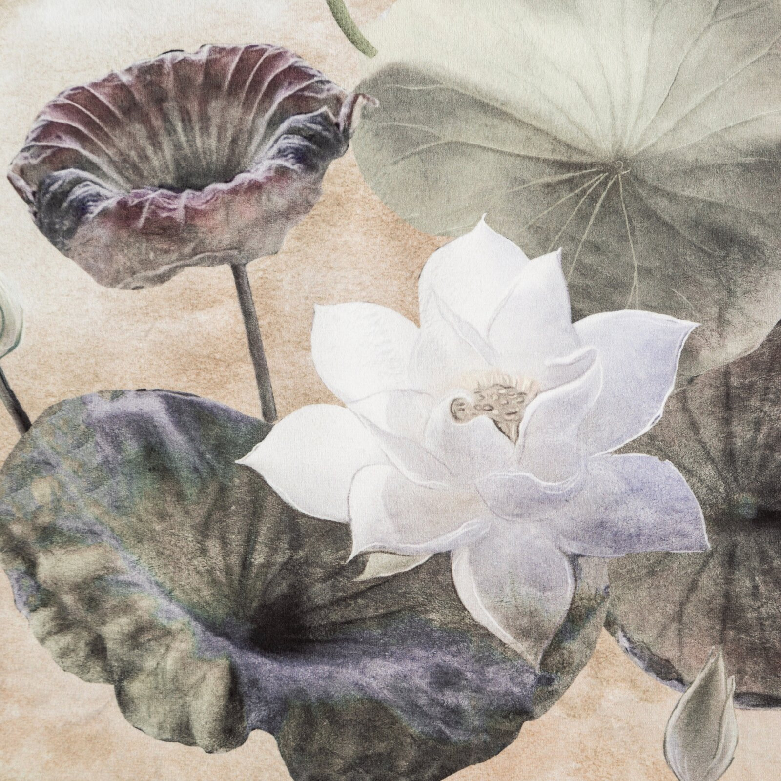 Hotový závěs LOTOS béžový - na pásce