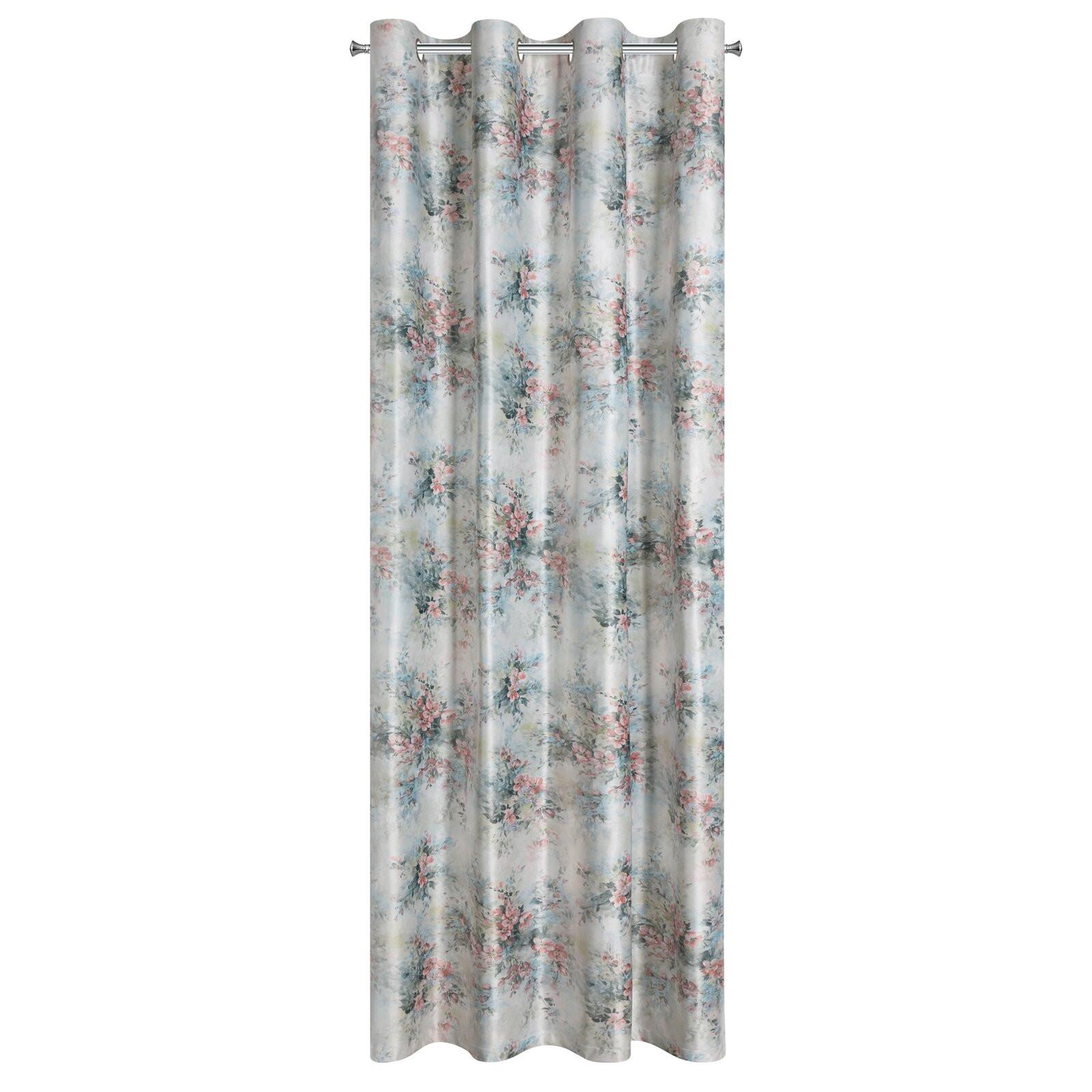 Hotový závěs MARISA zelený - na průchodkách