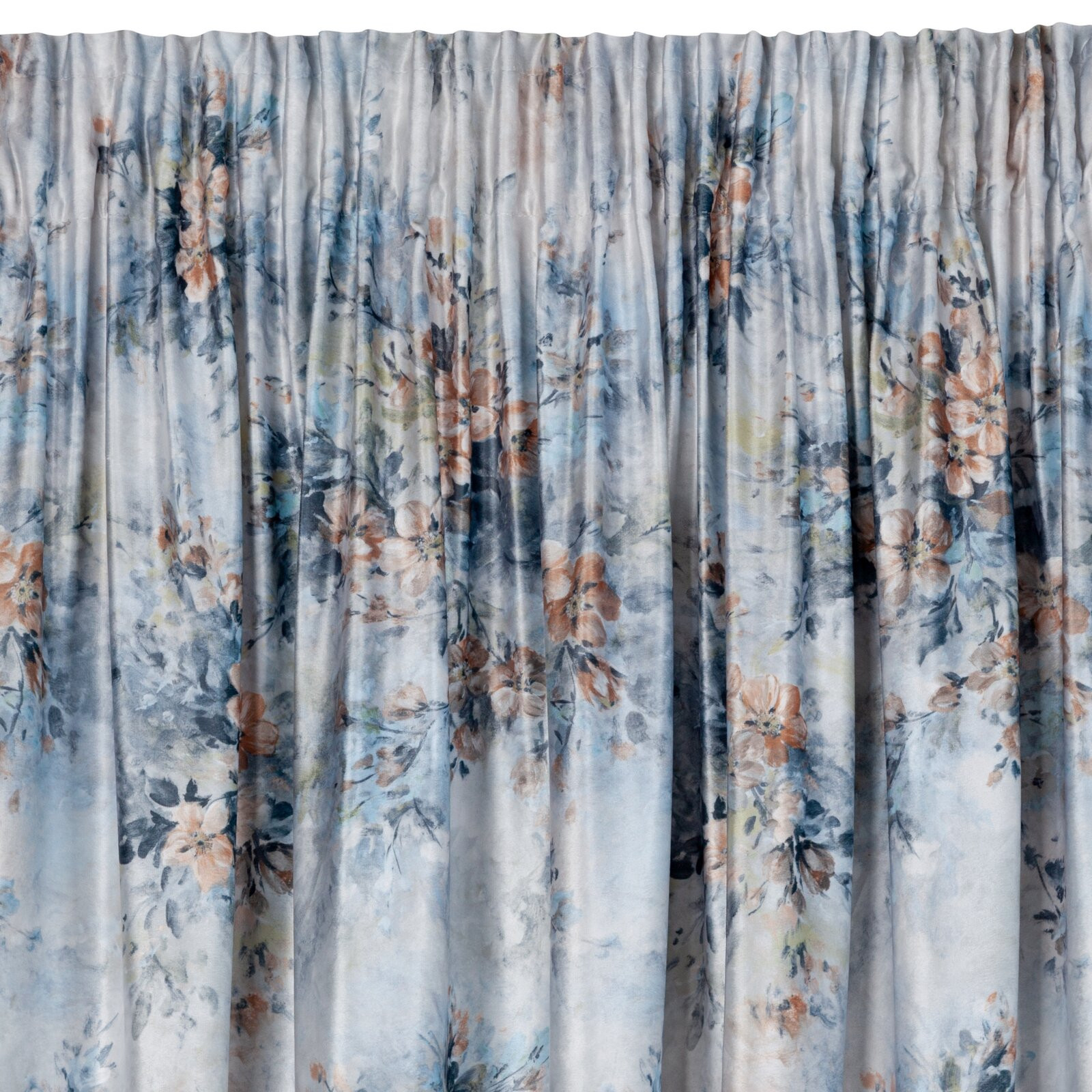 Hotový závěs MARISA šedý - na pásce