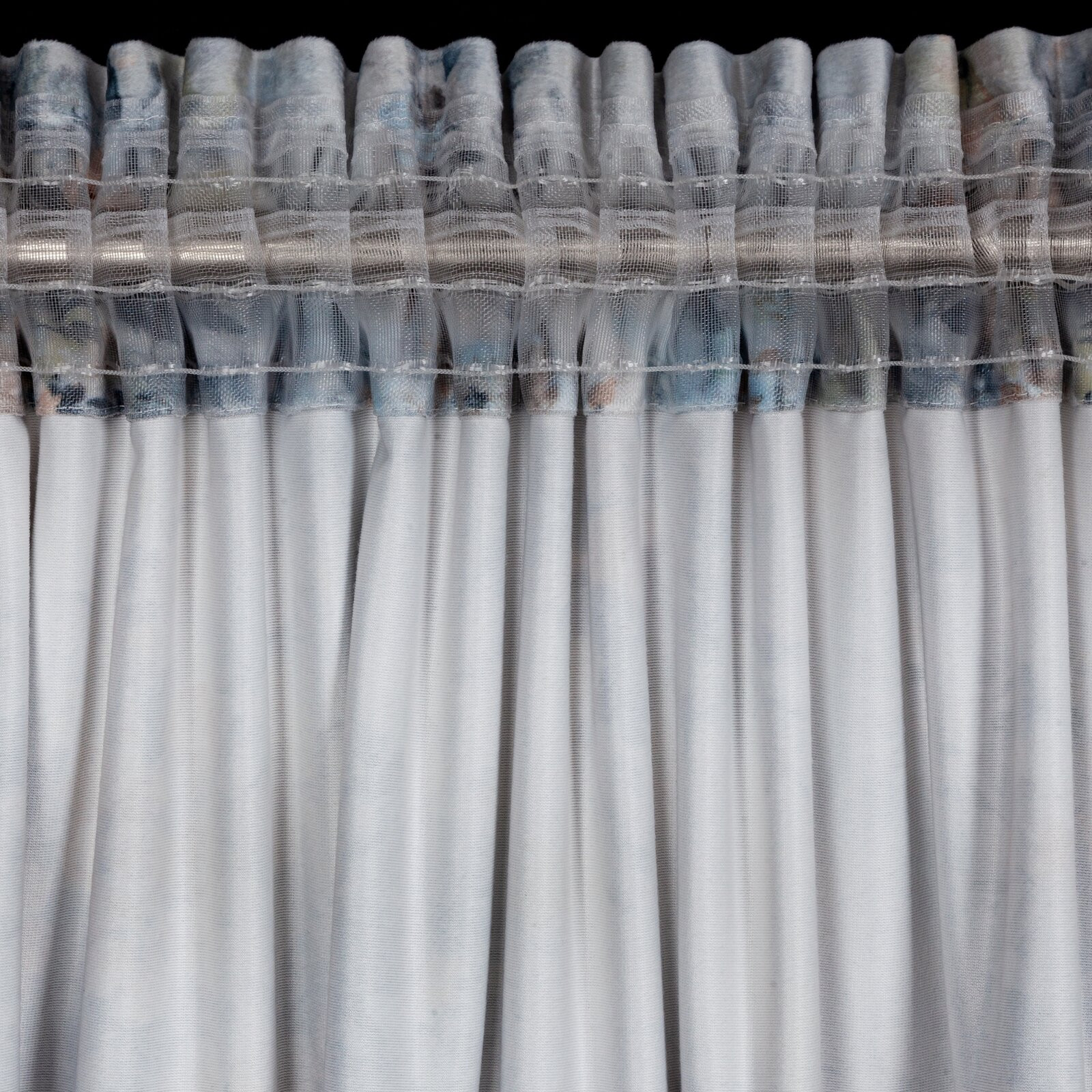 Hotový závěs MARISA šedý - na pásce